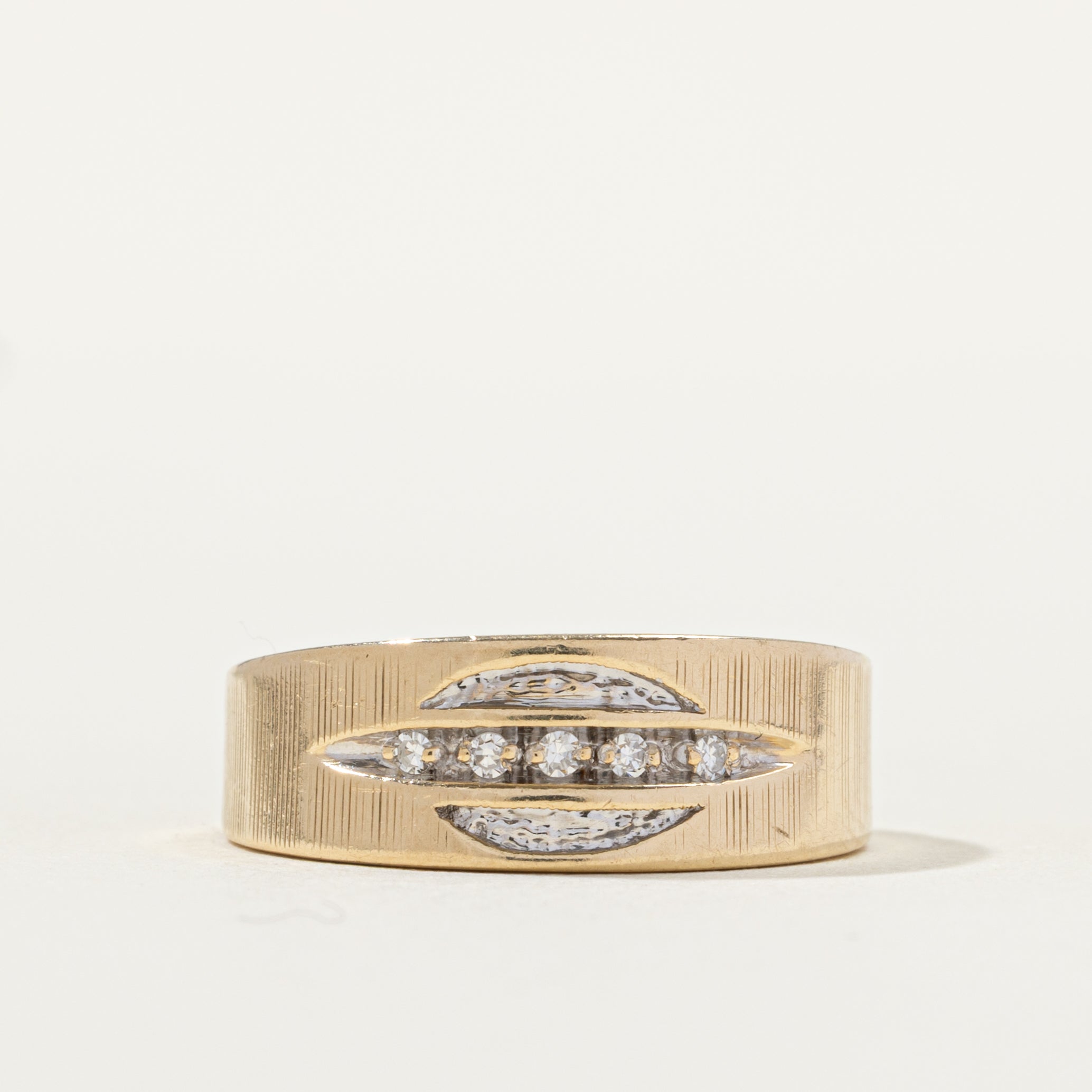 Diamond Planet Textured Band | SZ 6.75 |