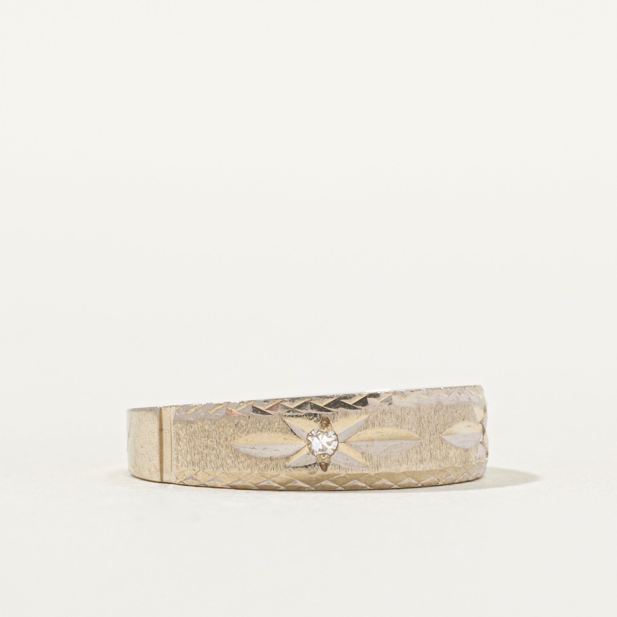 Two Stone Star Set Diamond Band | SZ 6.0 |