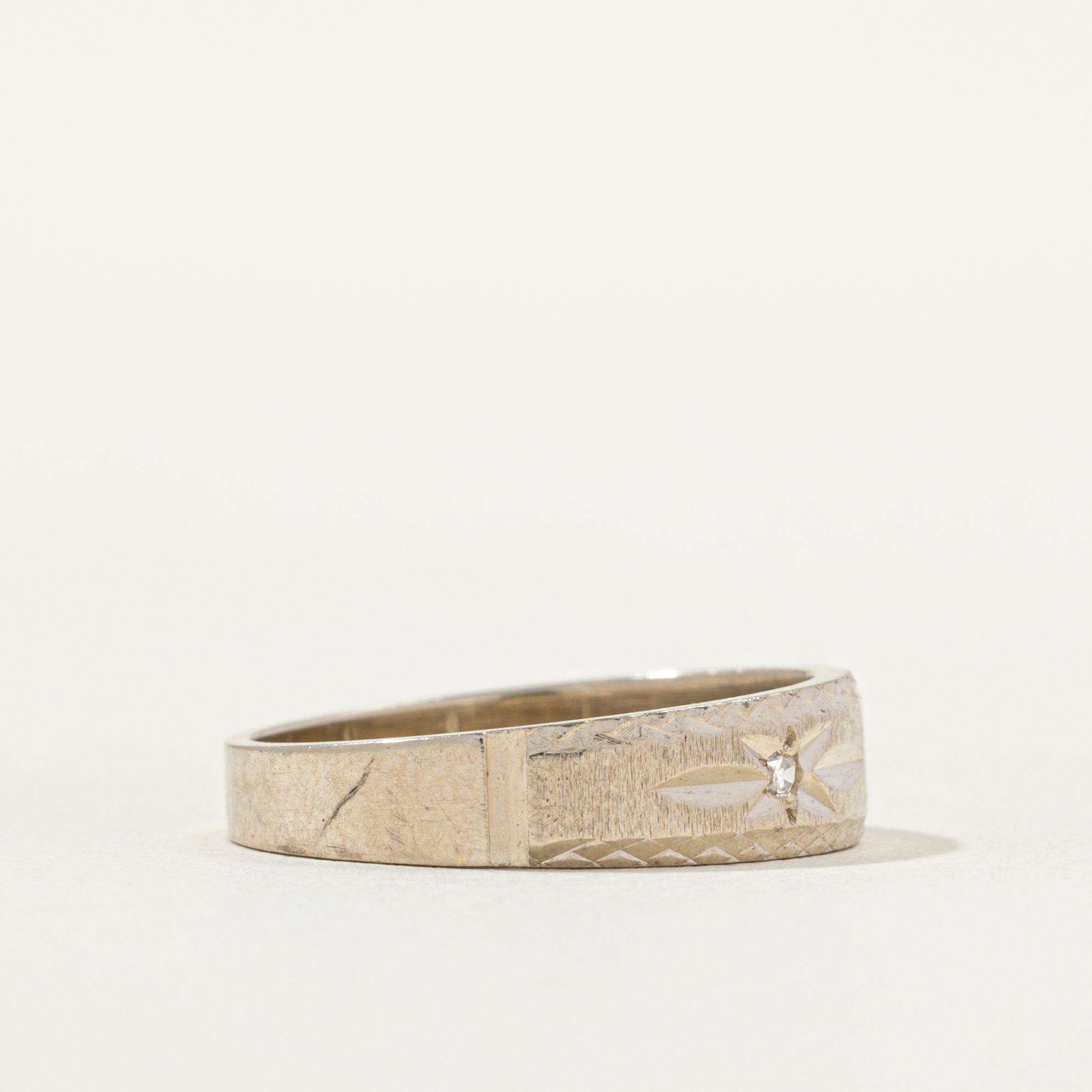 Two Stone Star Set Diamond Band | SZ 6.0 |