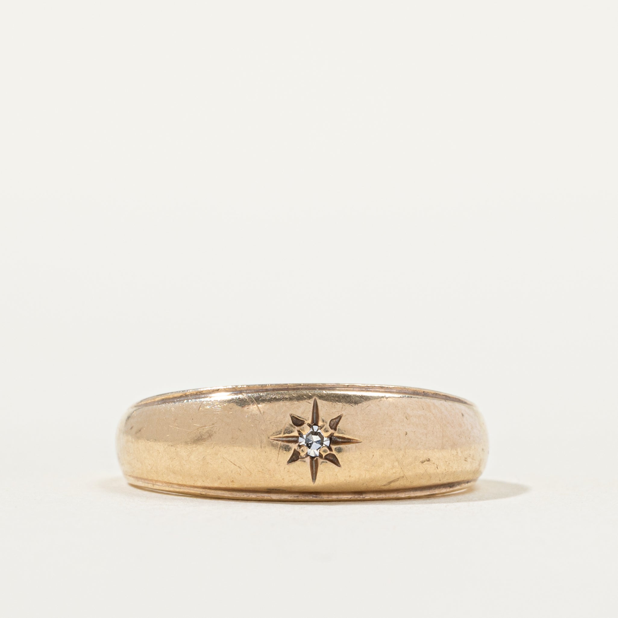 Star Set Diamond Band | SZ 6.75 |