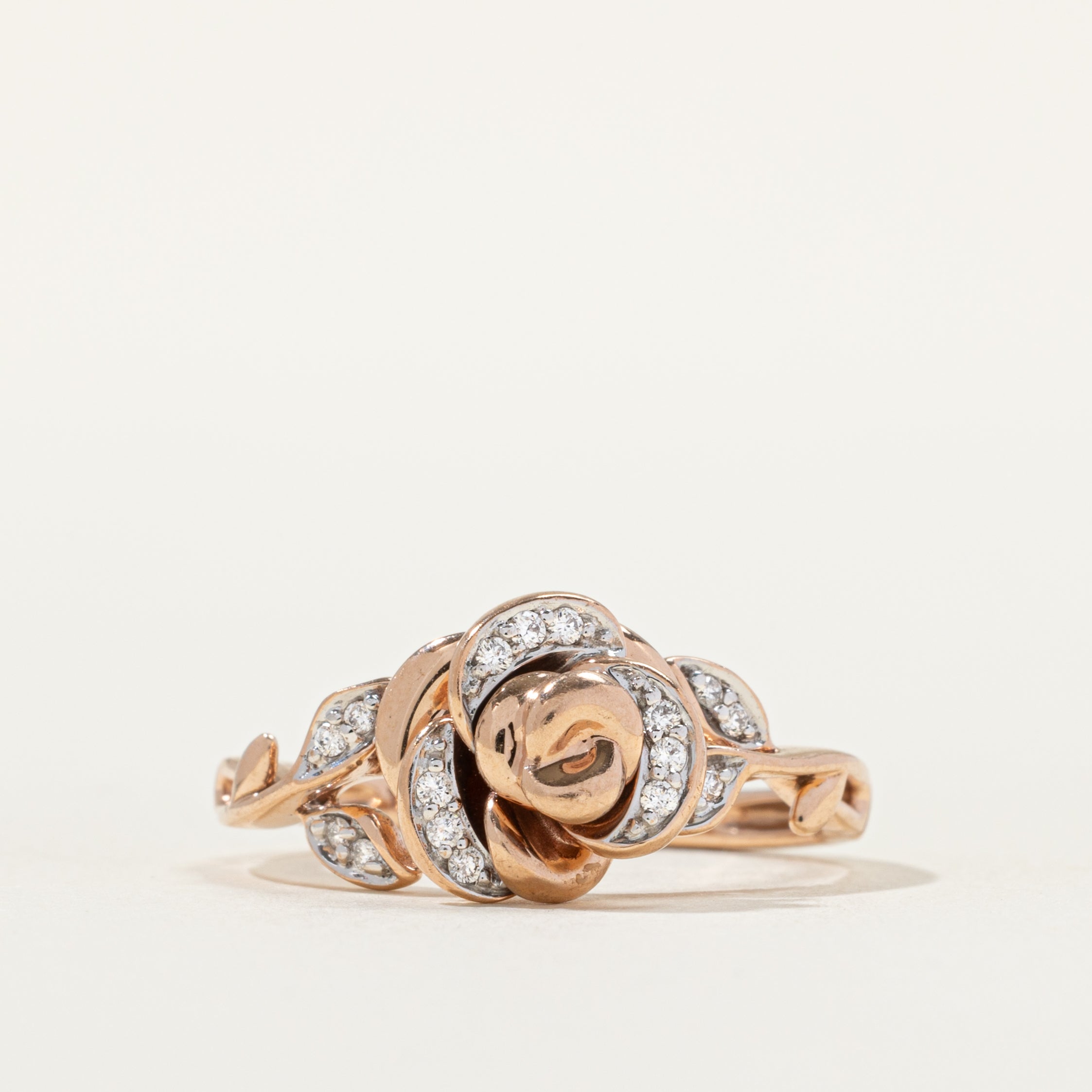'Disney' Diamond Accented Rose Ring | SZ 6.75 |
