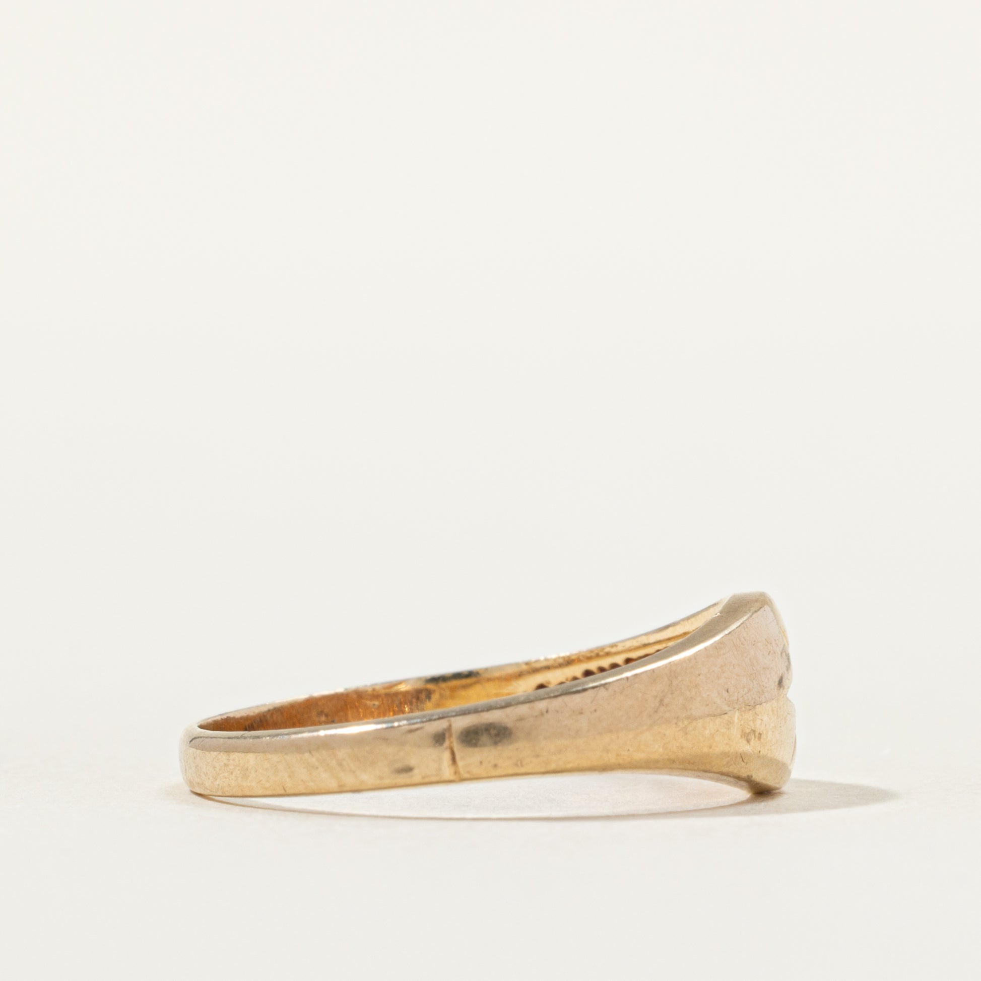 Star Set Diamond Tapered Ring | SZ 6.75 |