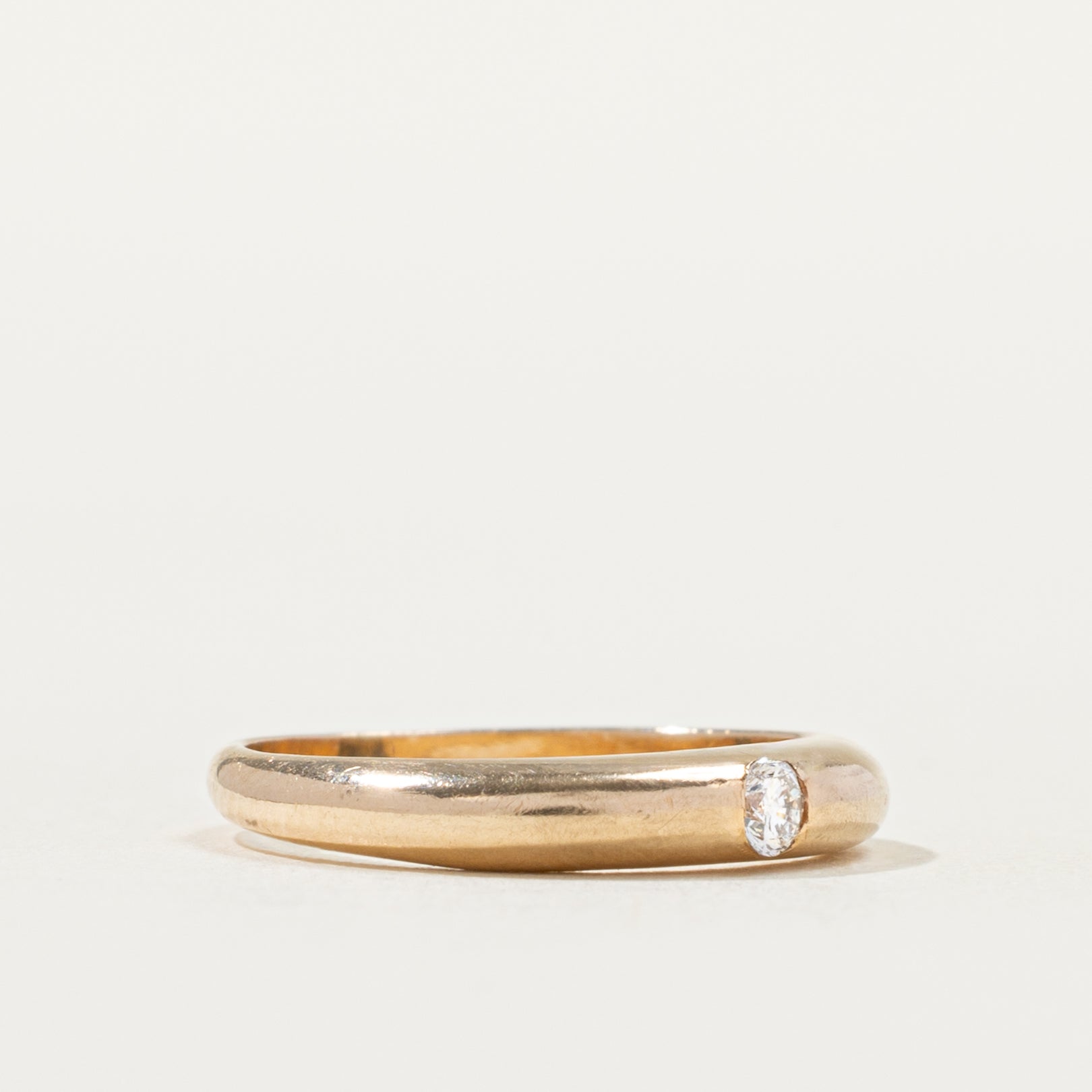 Flush Set Diamond Dome Band | SZ 2.75 |