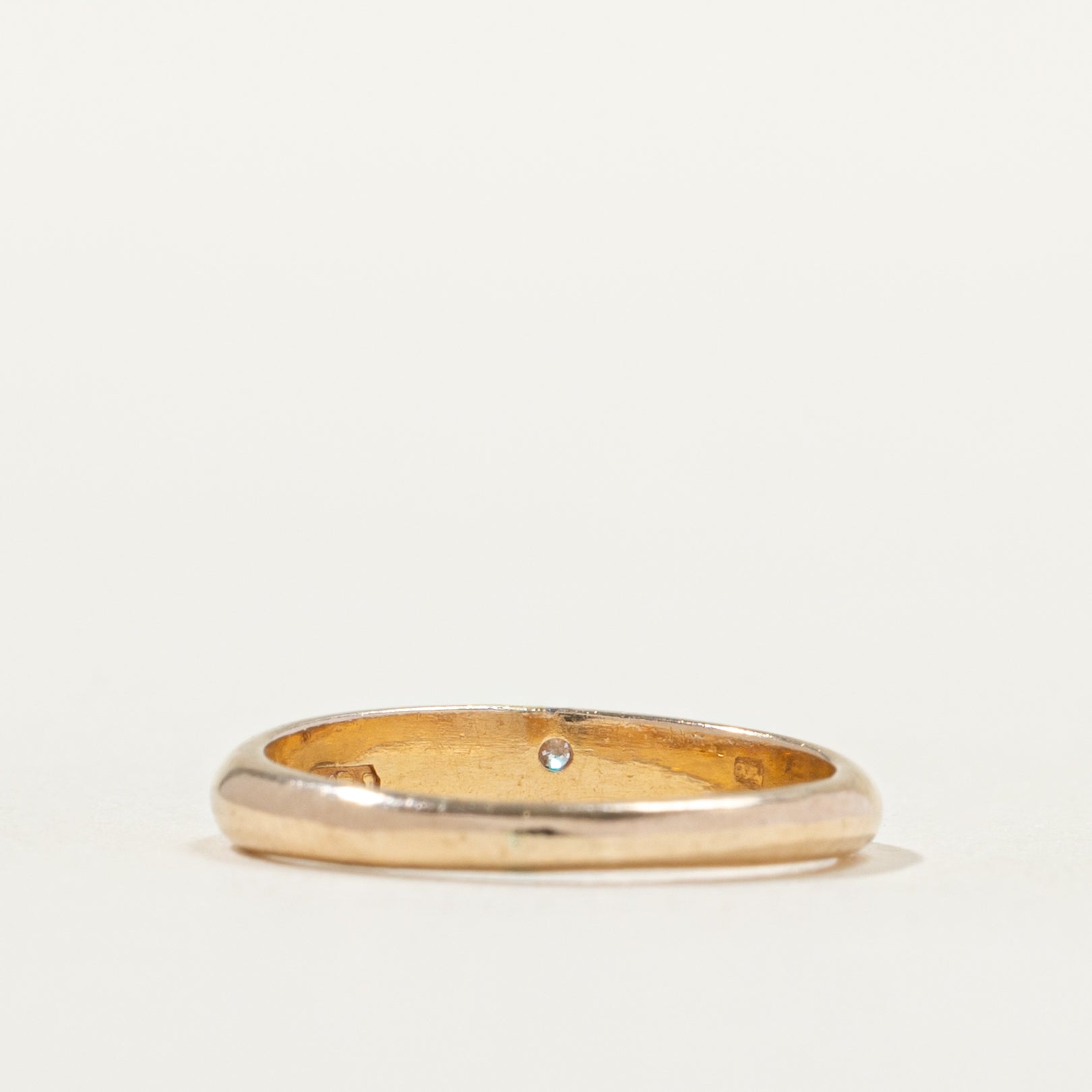 Flush Set Diamond Dome Band | SZ 2.75 |