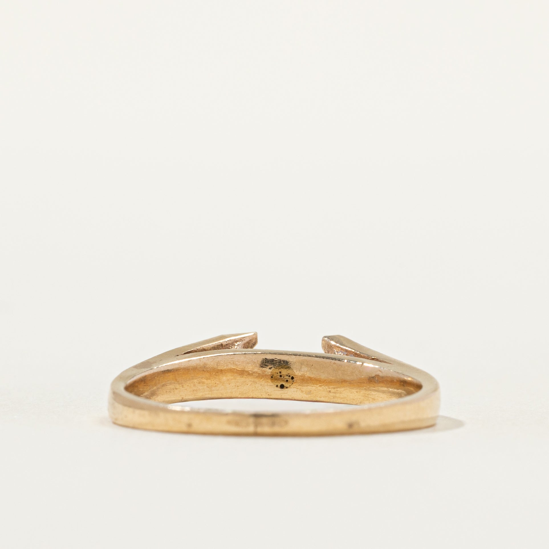 Diamond Textured Contour Ring | SZ 5.5 |