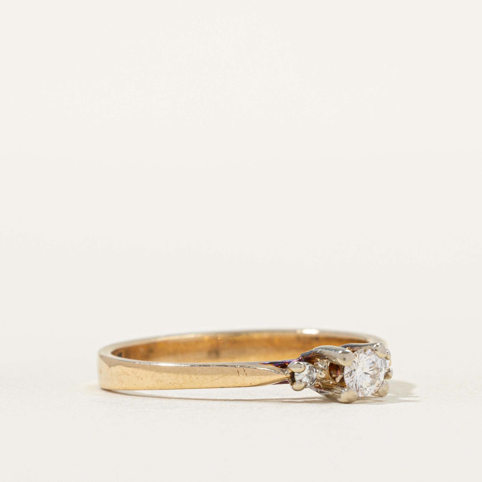 High Set Diamond Ring | 0.12ctw | SZ 6.25 |