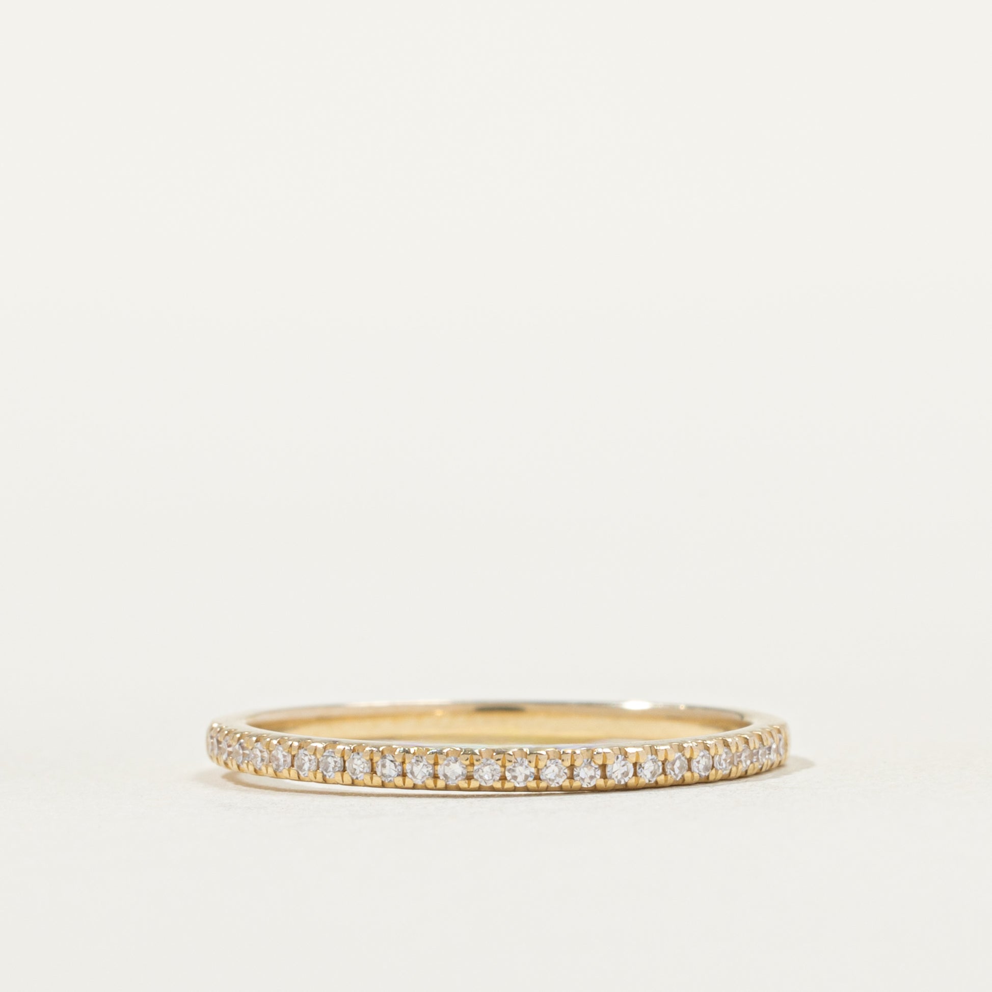 Alliance demi-éternité en diamants | Taille 5,5 | 1,32 mm |