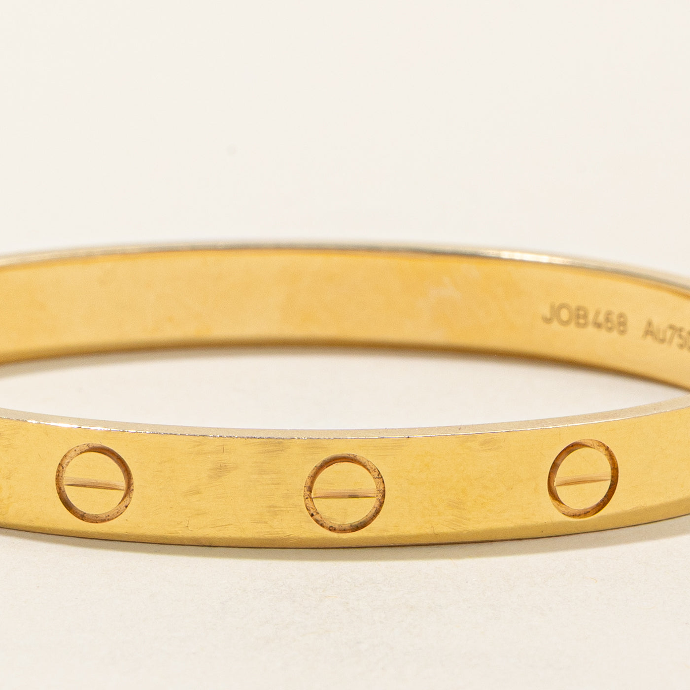 'Cartier' Love Bracelet, Classic Model | Sz 15 | 5.5"
