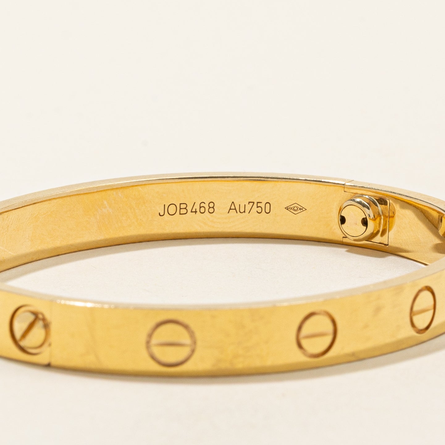 'Cartier' Love Bracelet, Classic Model | Sz 15 | 5.5"