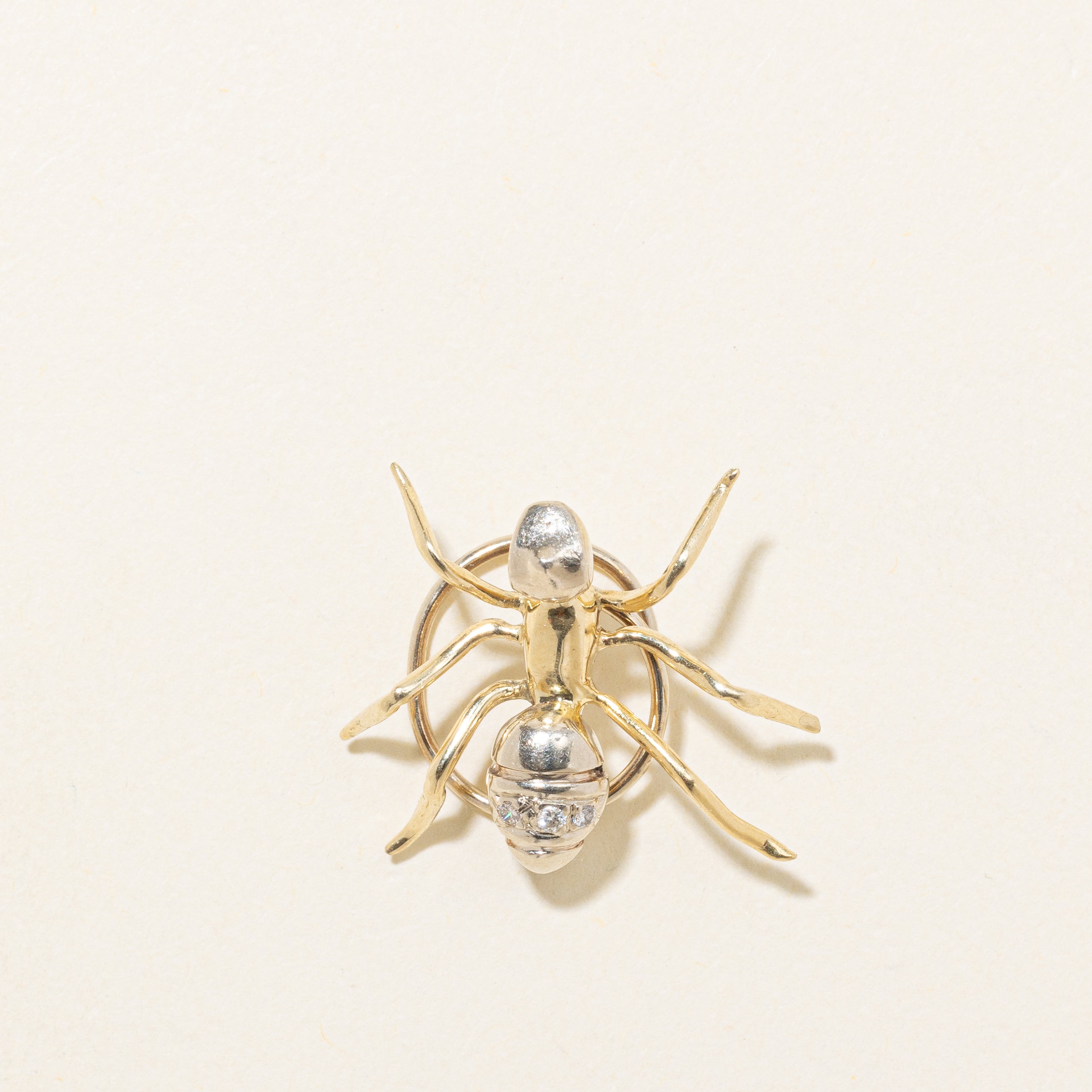 'Birks' Diamond Ant Hair Accessory | 0.02ctw |