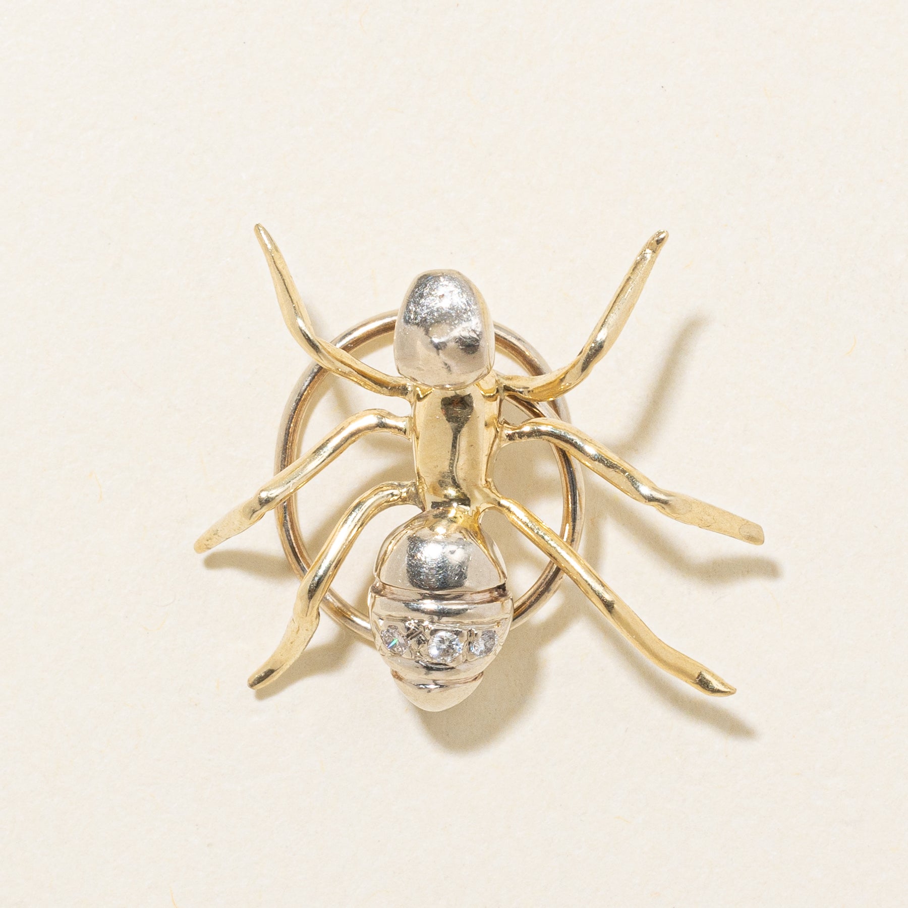 'Birks' Diamond Ant Hair Accessory | 0.02ctw |