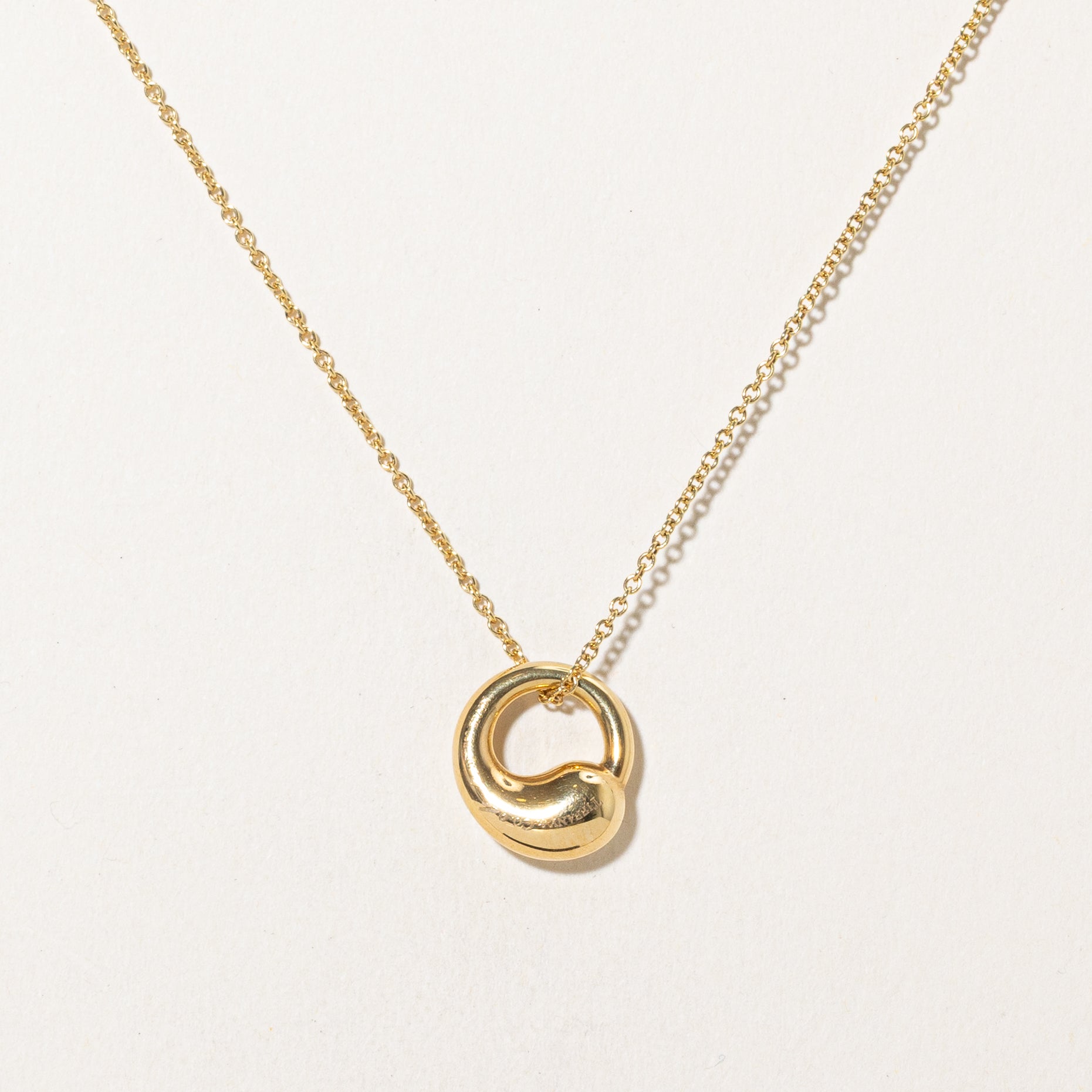 'Tiffany & Co.' Elsa Peretti Eternal Circle Pendant Necklace | 16" |