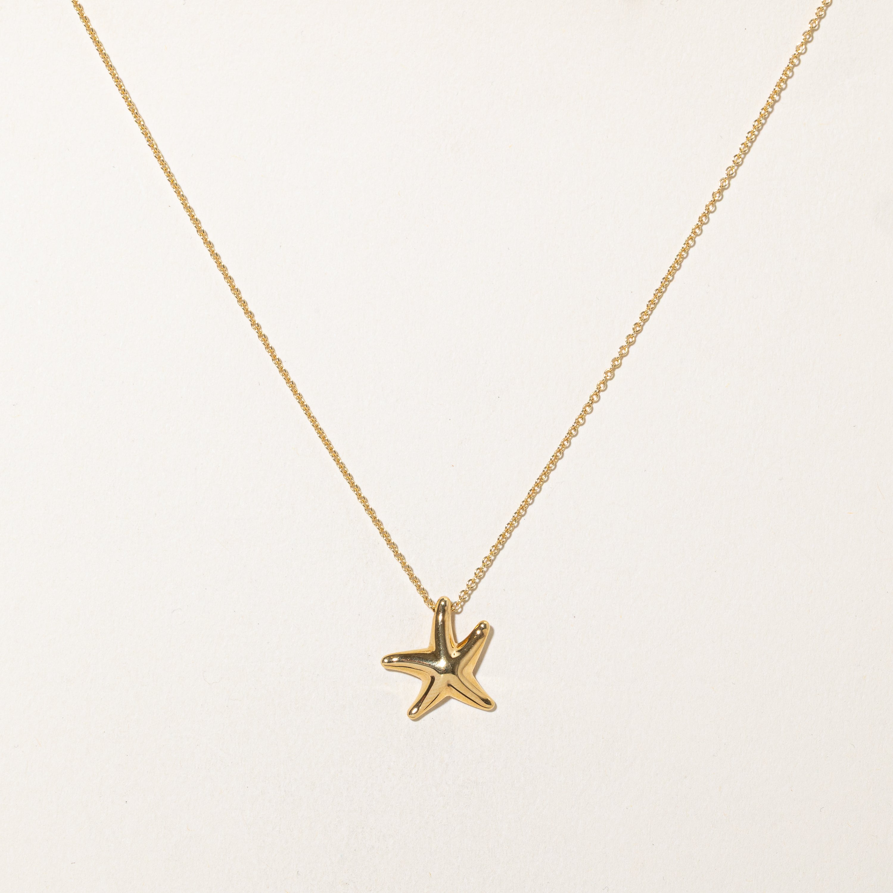 'Tiffany & Co.' Elsa Peretti Starfish Pendant Necklace | 15.5" |