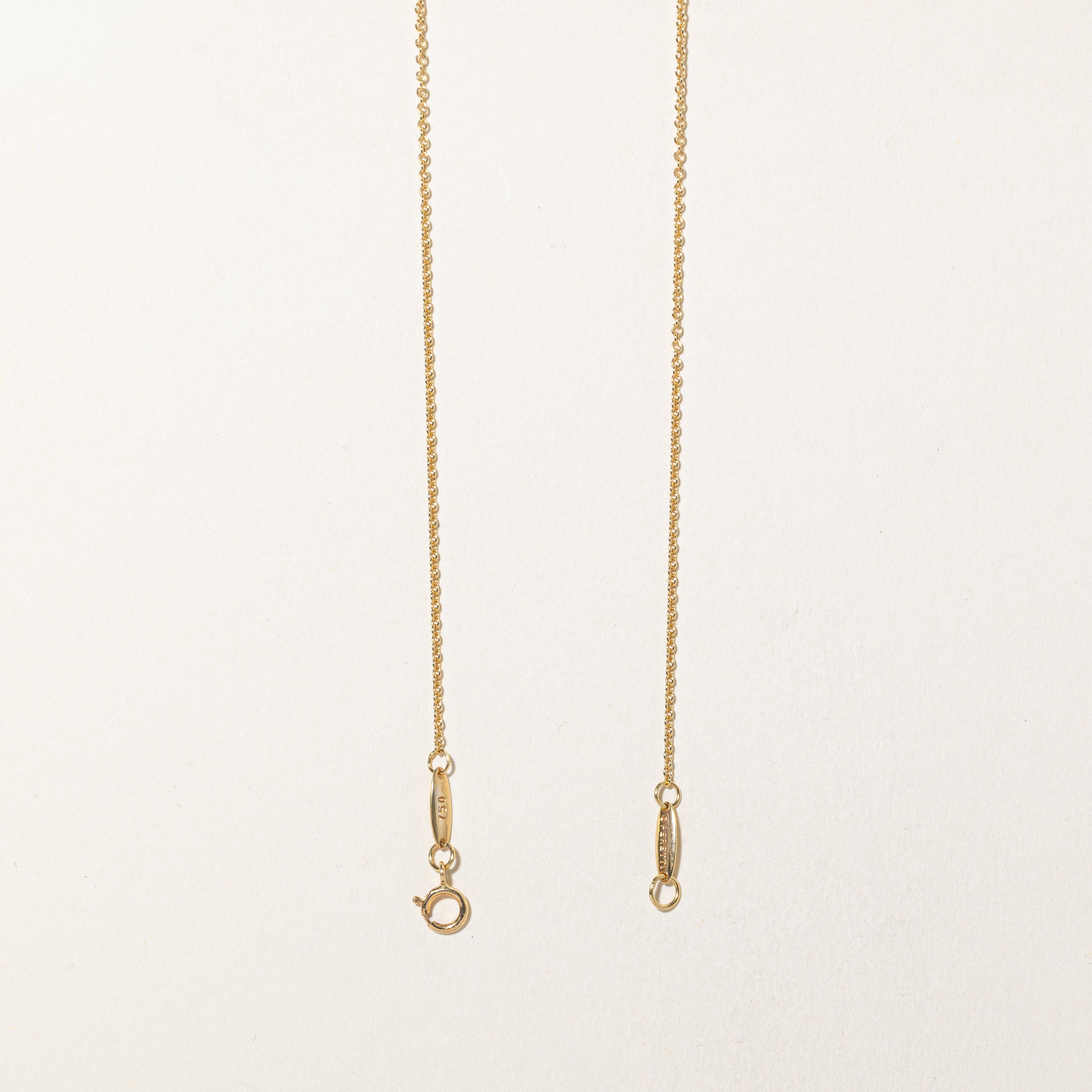 'Tiffany & Co.' Elsa Peretti Starfish Pendant Necklace | 15.5" |