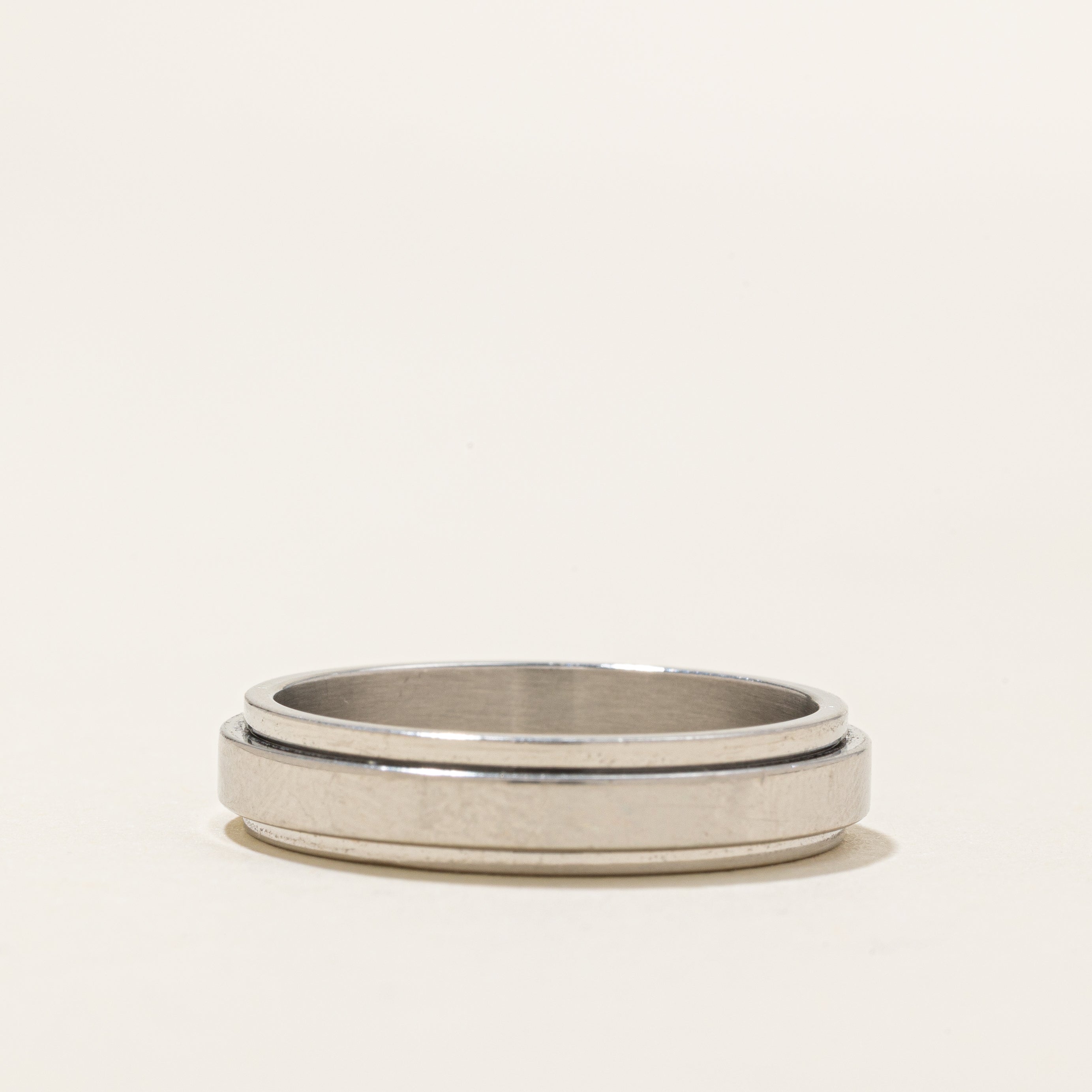 'Piaget' Platinum Possession Ring | 0.01ctw | SZ 9.5 |