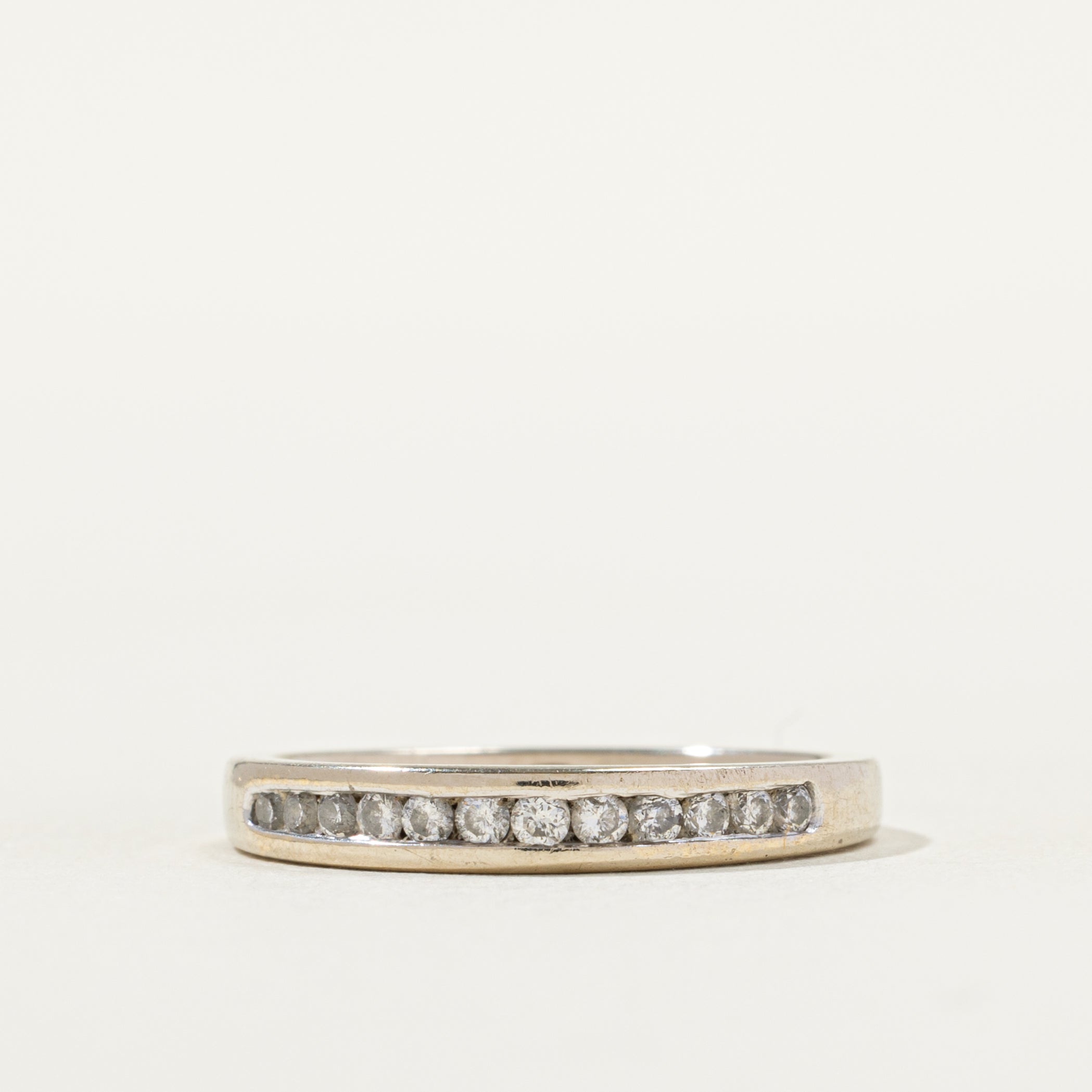 Channel Set Semi Eternity Diamond Band | SZ 6.75 |
