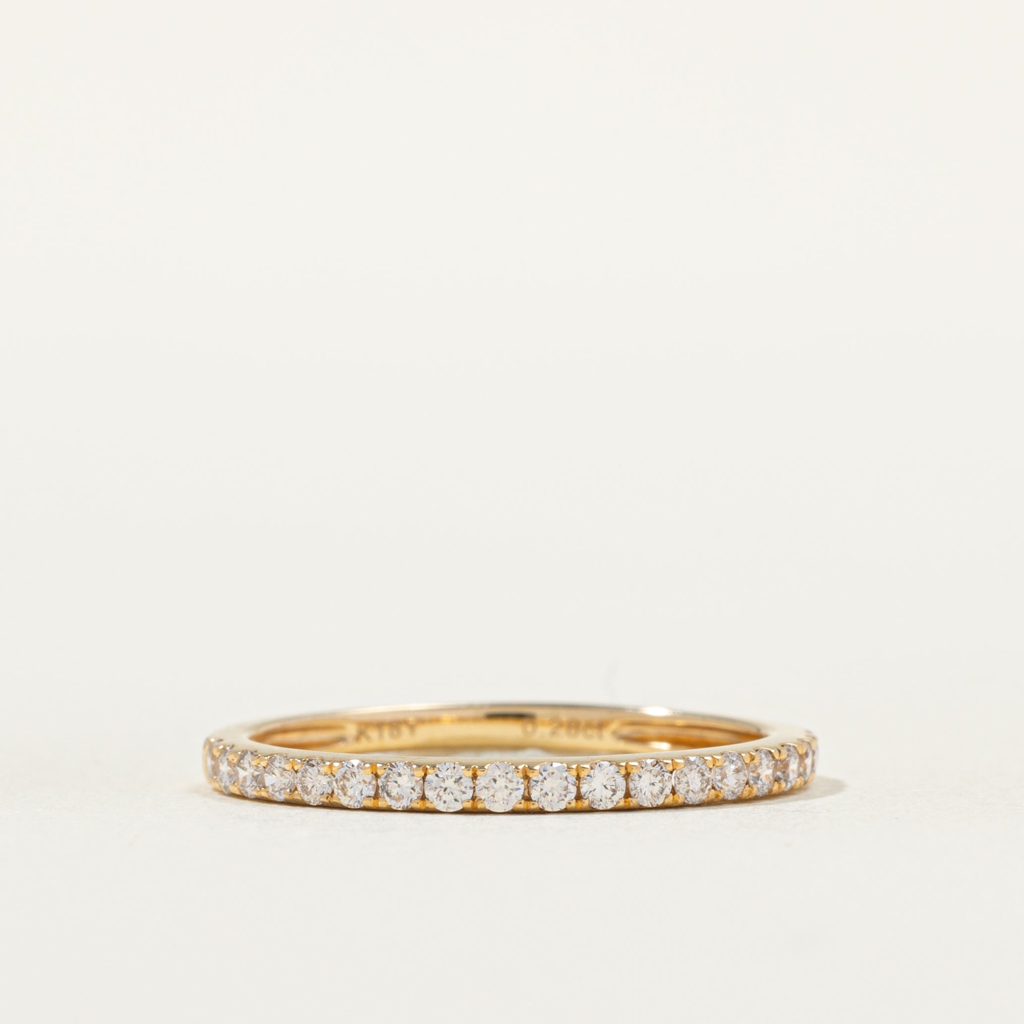 18k Semi Eternity Diamond Band | SZ 6.5 | 1.87mm |