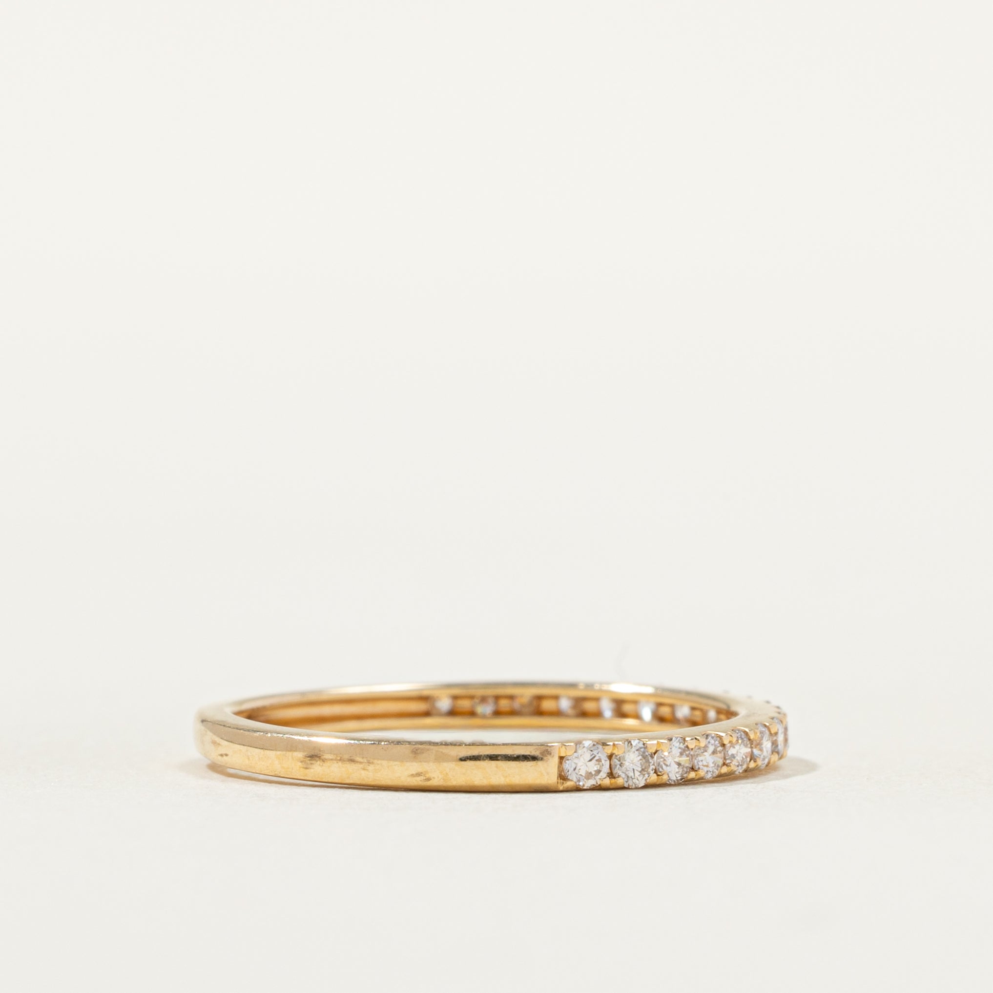 18k Semi Eternity Diamond Band | SZ 6.5 | 1.87mm |