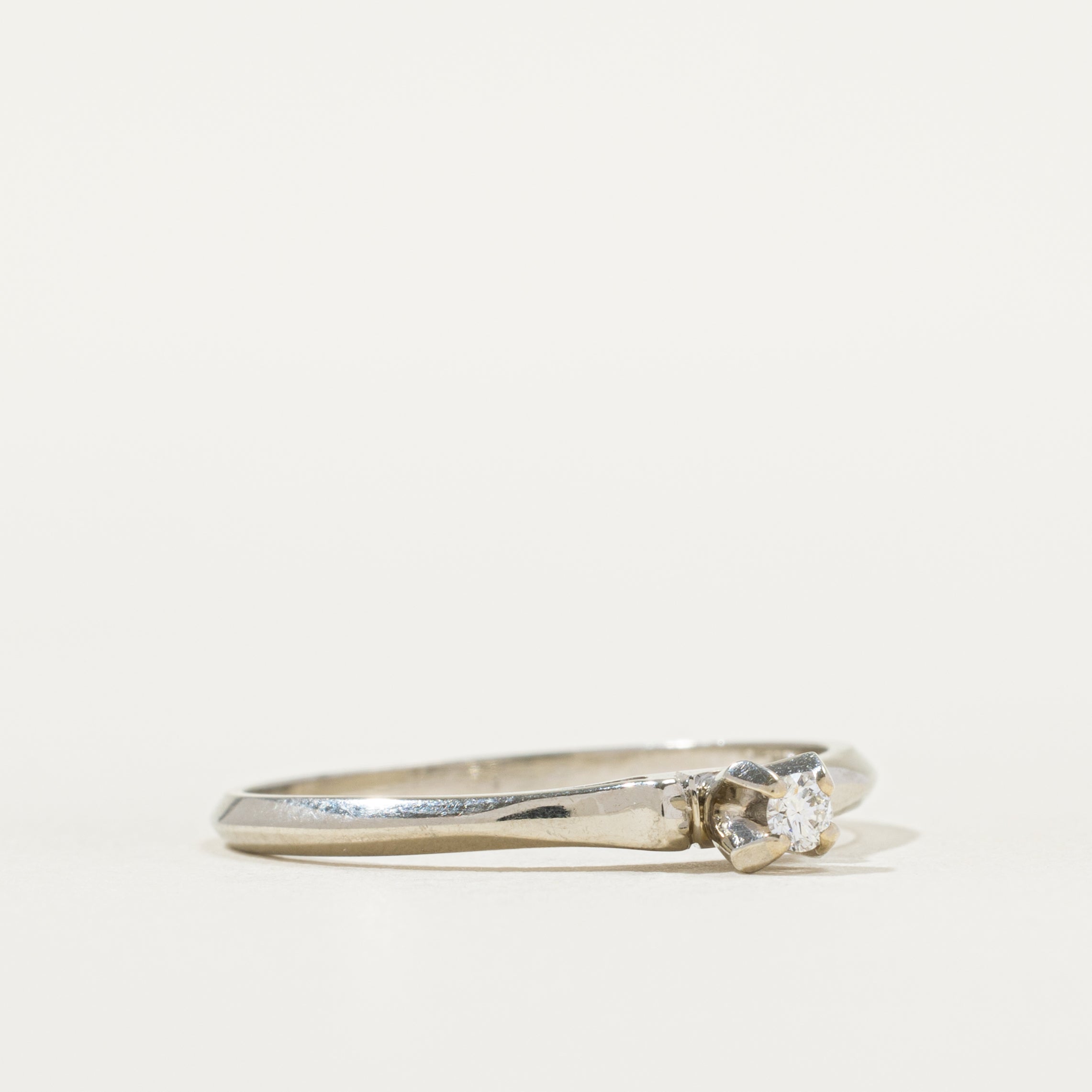 18k White Gold Diamond Ring | SZ 9.75 |