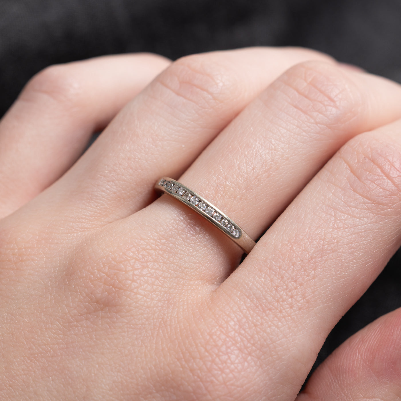 Channel Set Semi Eternity Diamond Band | SZ 7.25 |