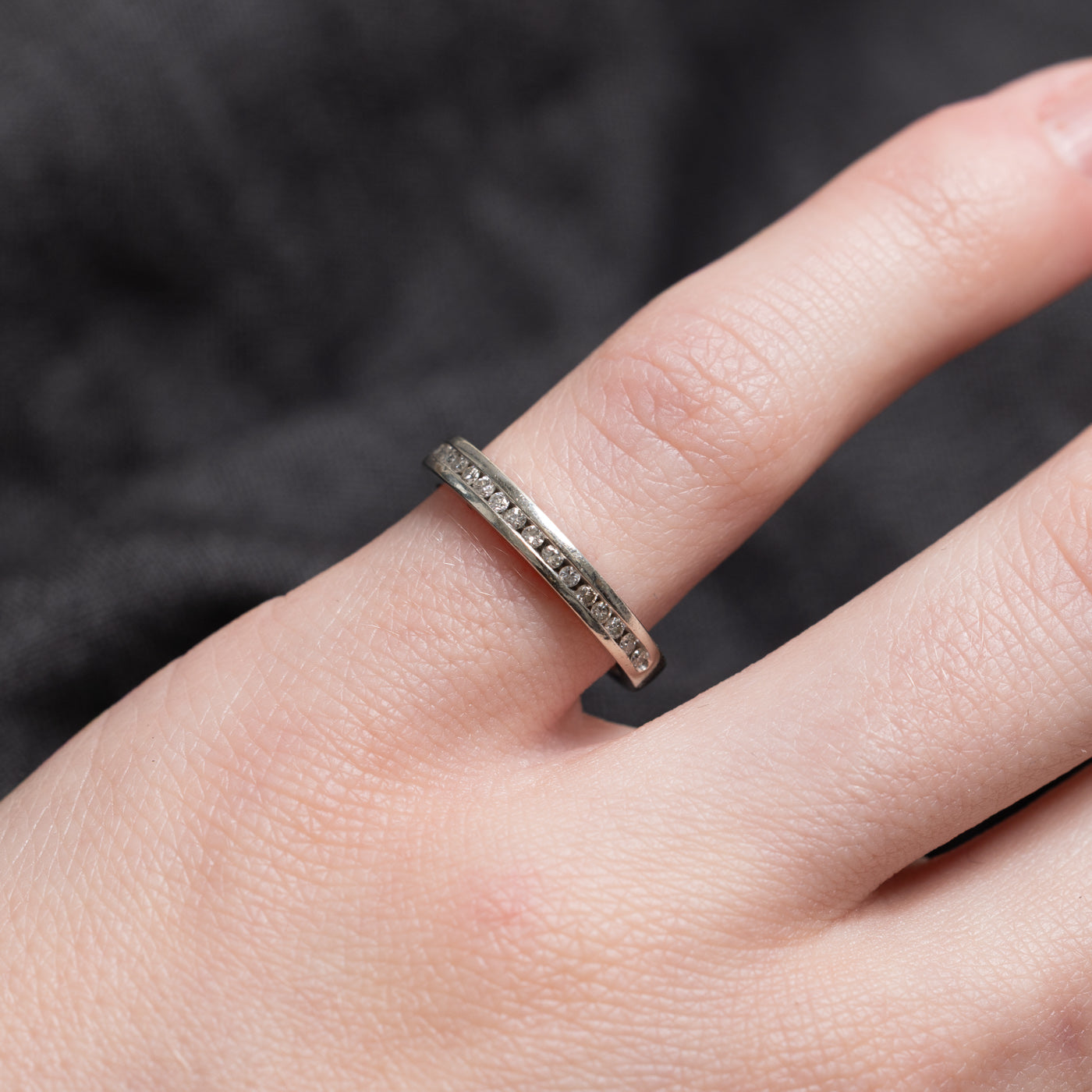 Channel Set Semi Eternity Diamond Band | 2.50mm | SZ 4.0 |