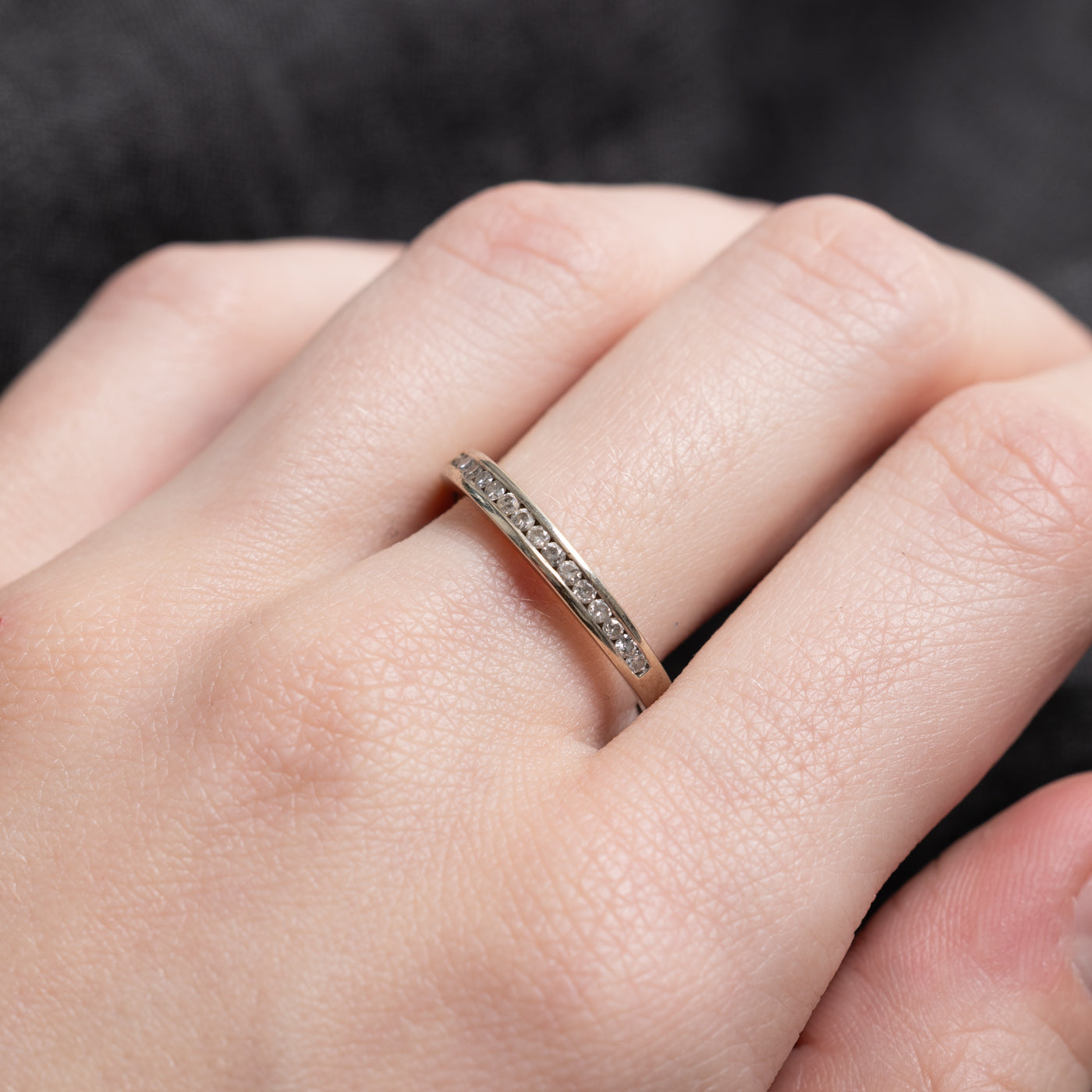 Channel Set Semi Eternity Diamond Band | 2.80mm | SZ 8.25 |