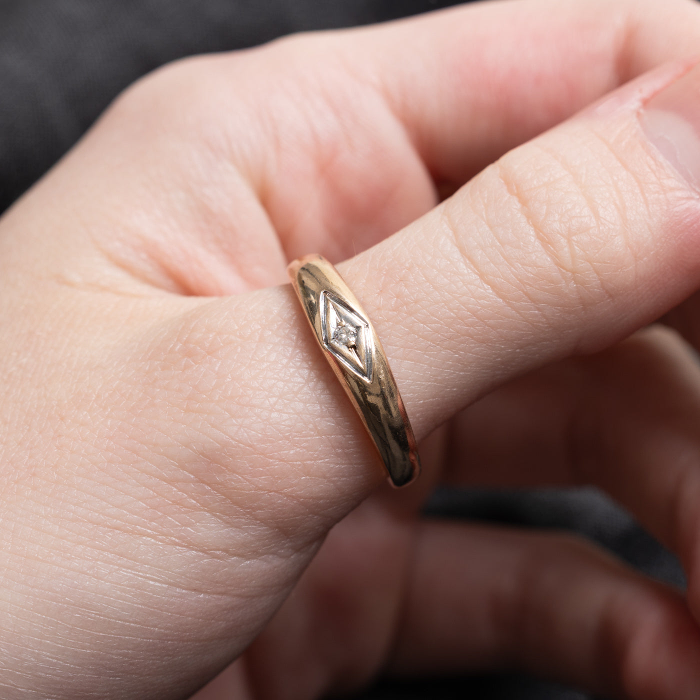 Diamond Geometric Band | SZ 9.75 |