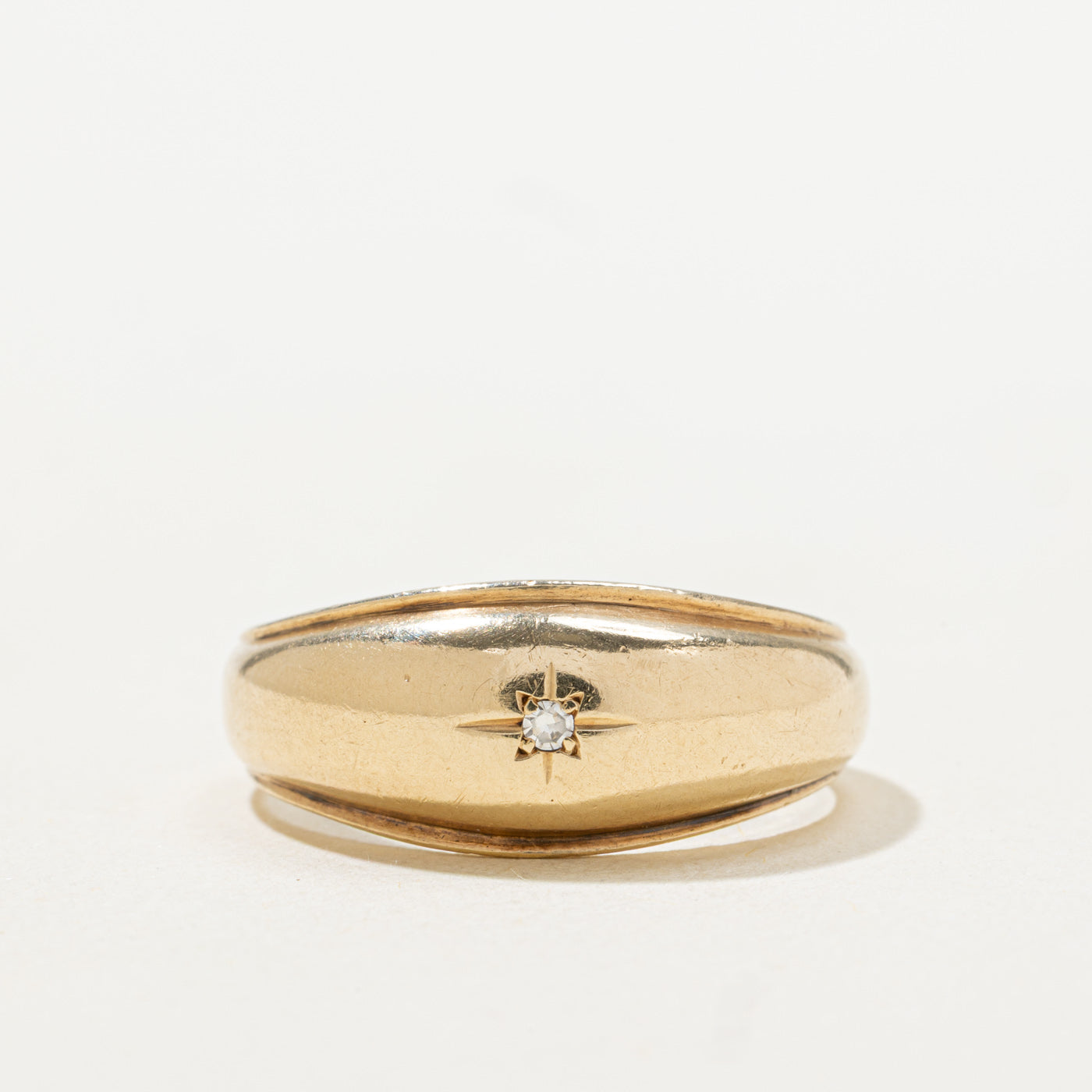 Star Set Diamond Dome Ring | SZ 10.0 |