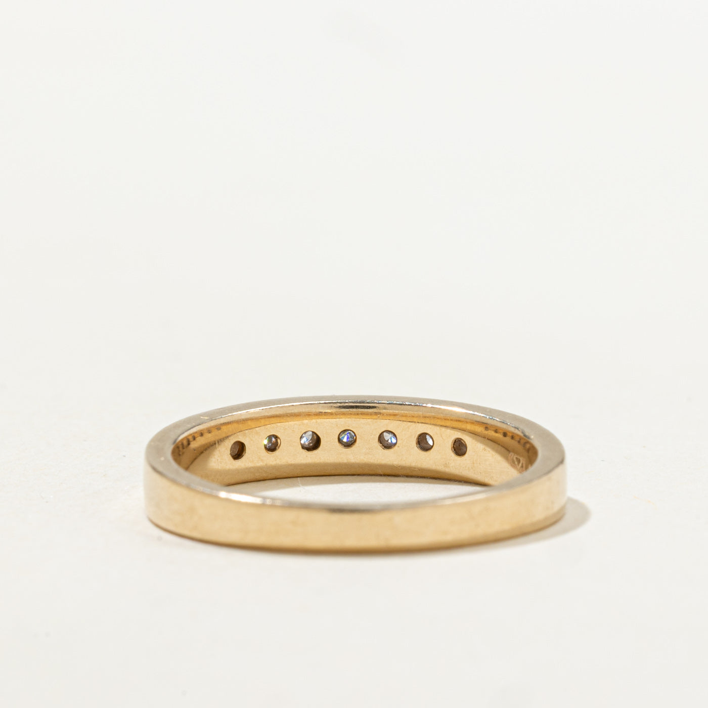 10k Seven Stone Diamond Band | SZ 6.0 |