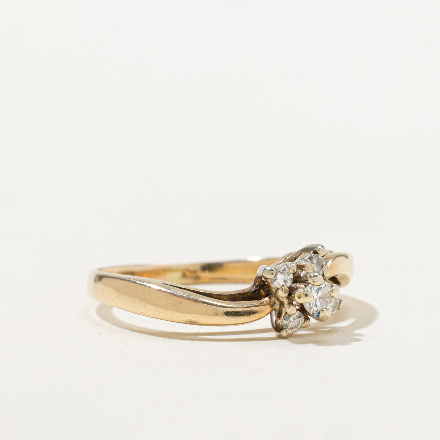 Diamond Cluster Wave Ring | SZ 4.5 |