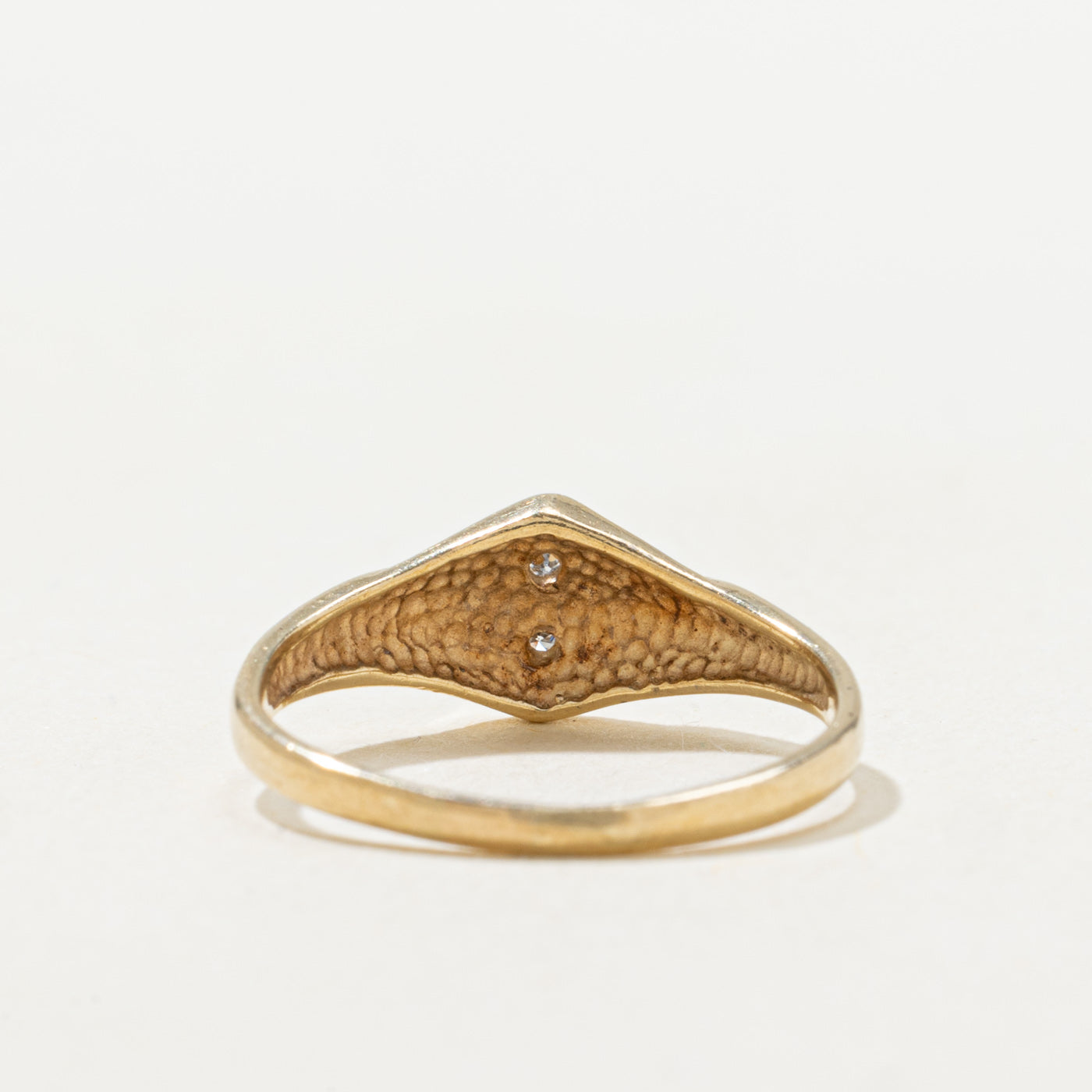 Diamond Marquise Shaped Tapered Ring | SZ 3.75 |
