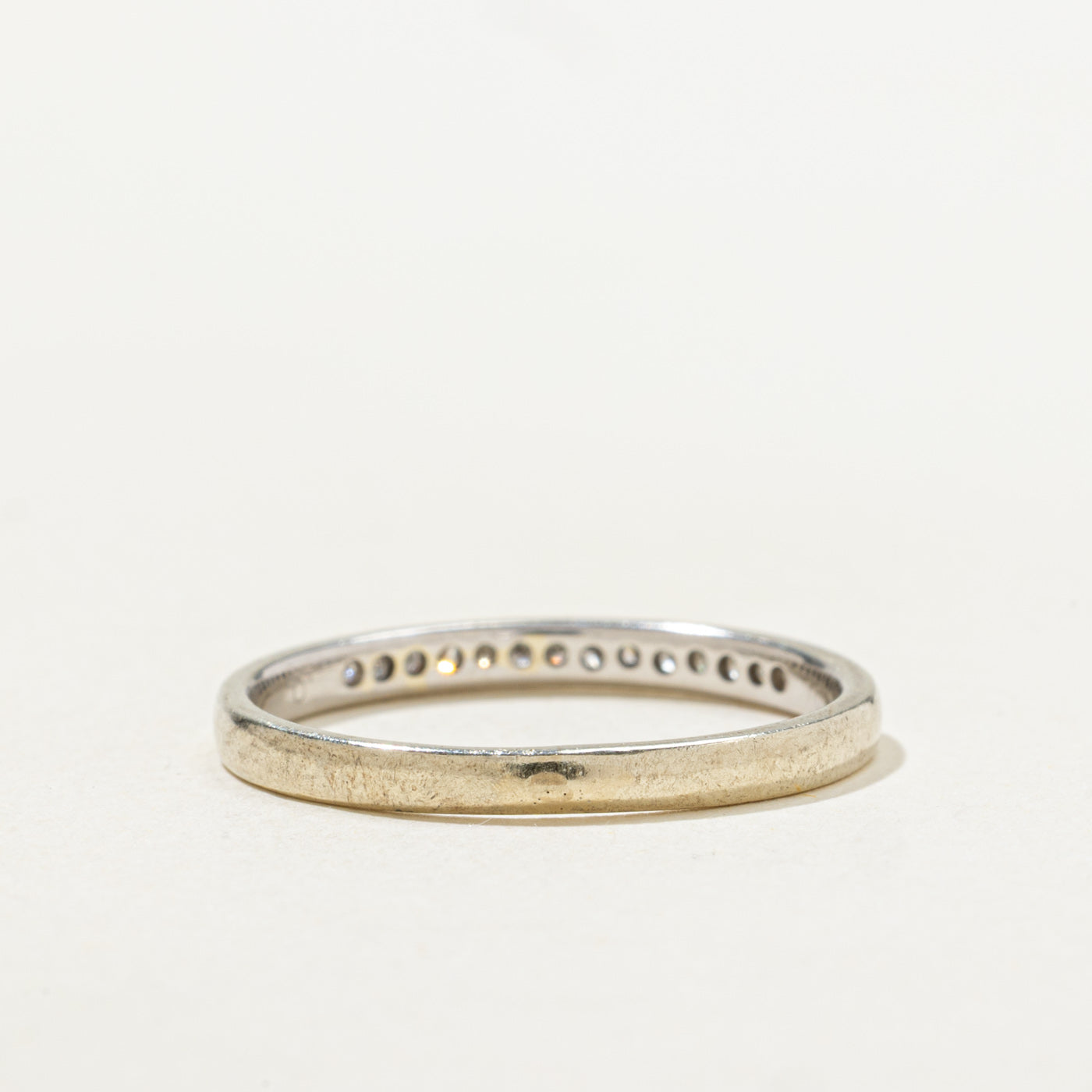 Princess Cut Semi Eternity Diamond Band | 2.10mm | SZ 6.5 |