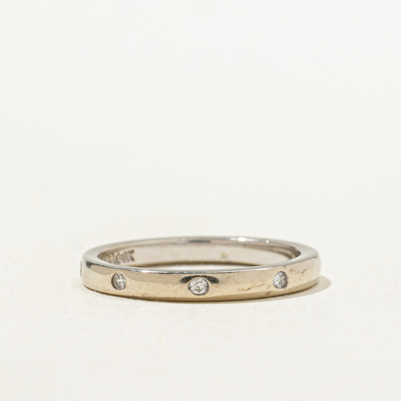 Flush Set Diamond Band | 2.25mm | SZ 4.25 |