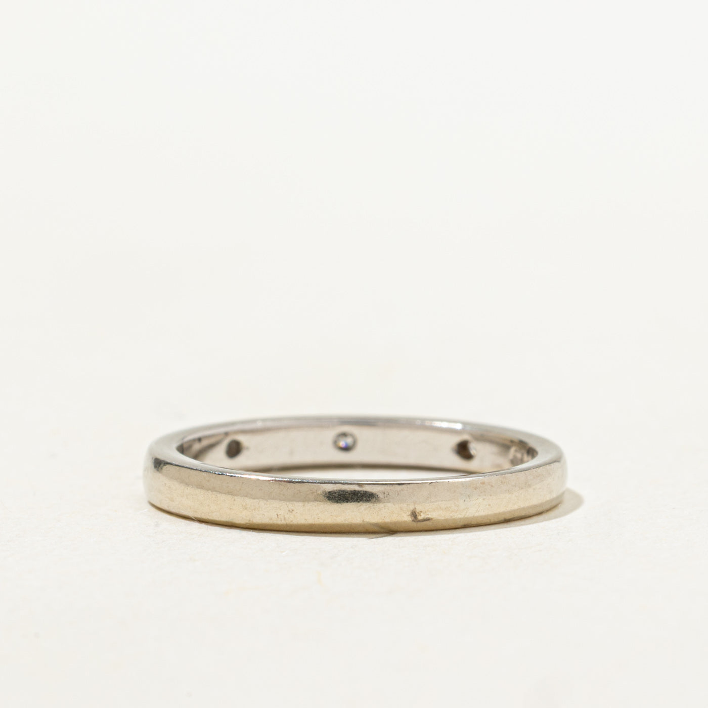 Flush Set Diamond Band | 2.25mm | SZ 4.25 |