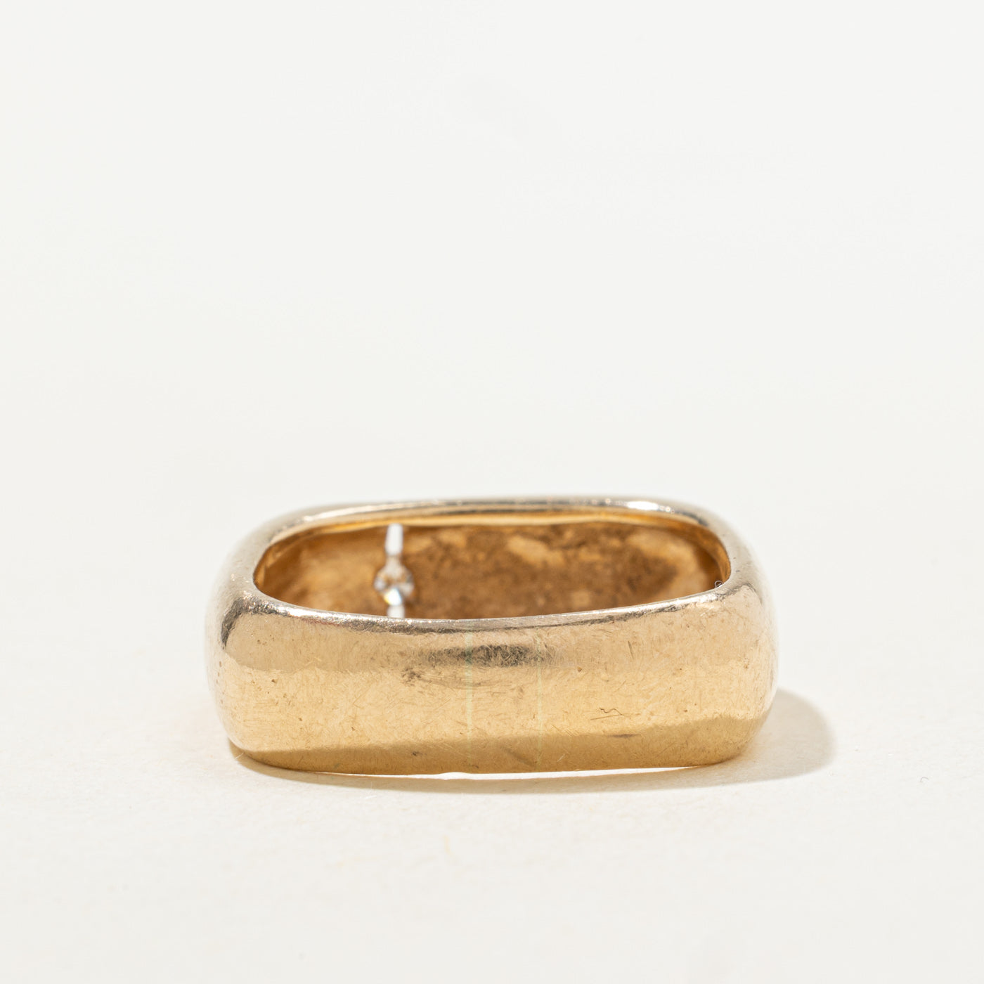 Star Set Diamond Soft Square Dome Band | 7.35mm | SZ 6.25 |