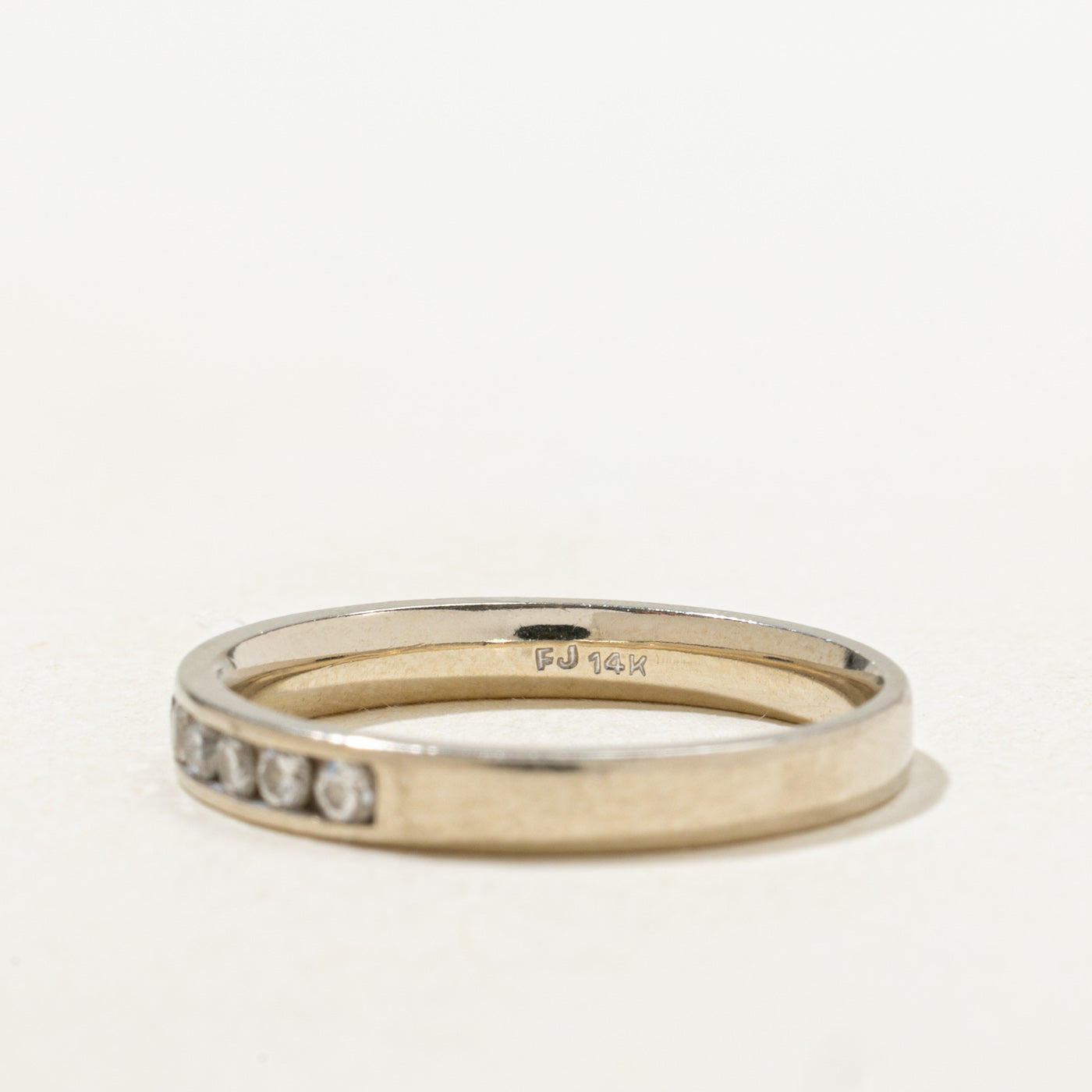 Channel Set Semi Eternity Diamond Band | 2.75mm | SZ 6.25 |