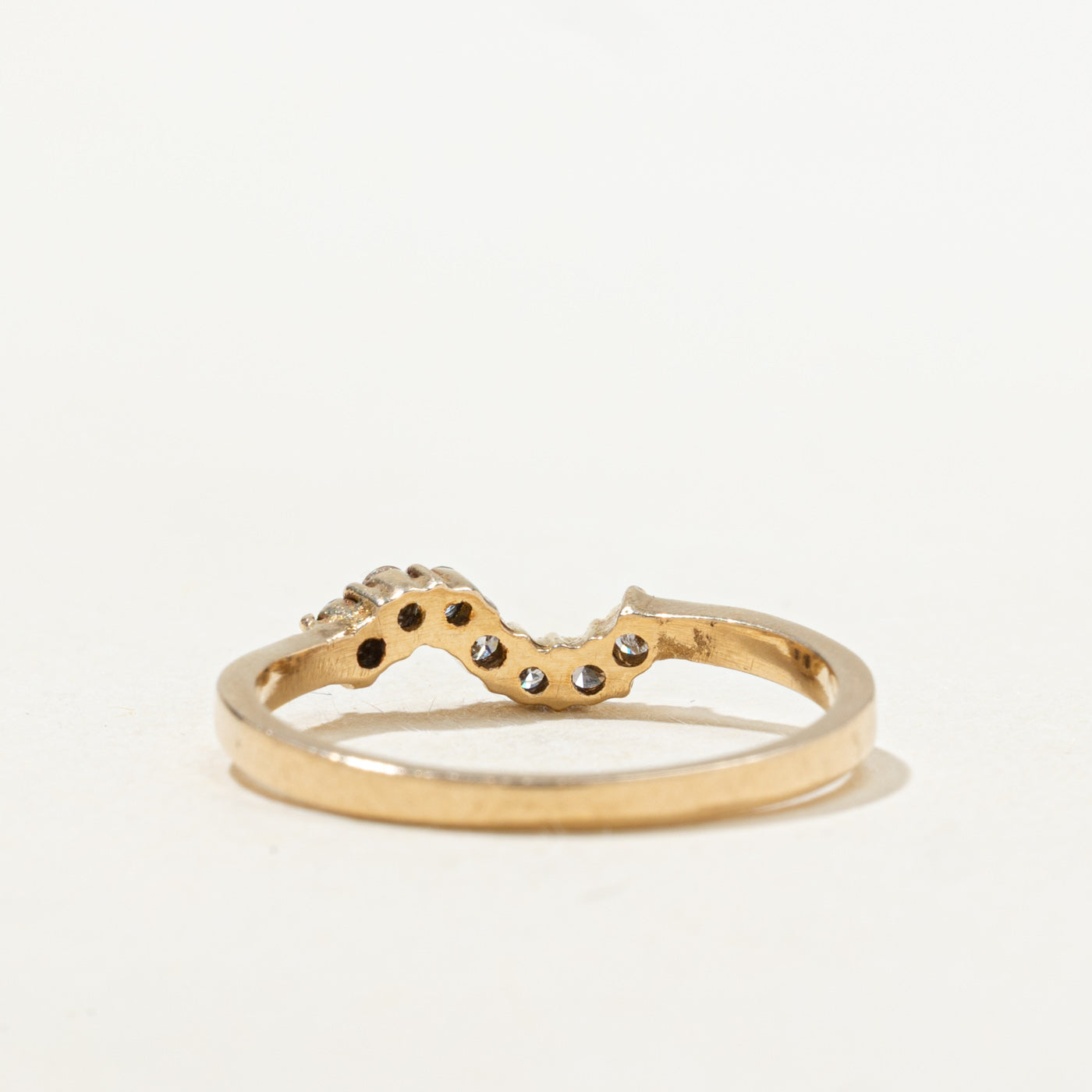 Diamond Wave Contour Ring | SZ 6.75 |