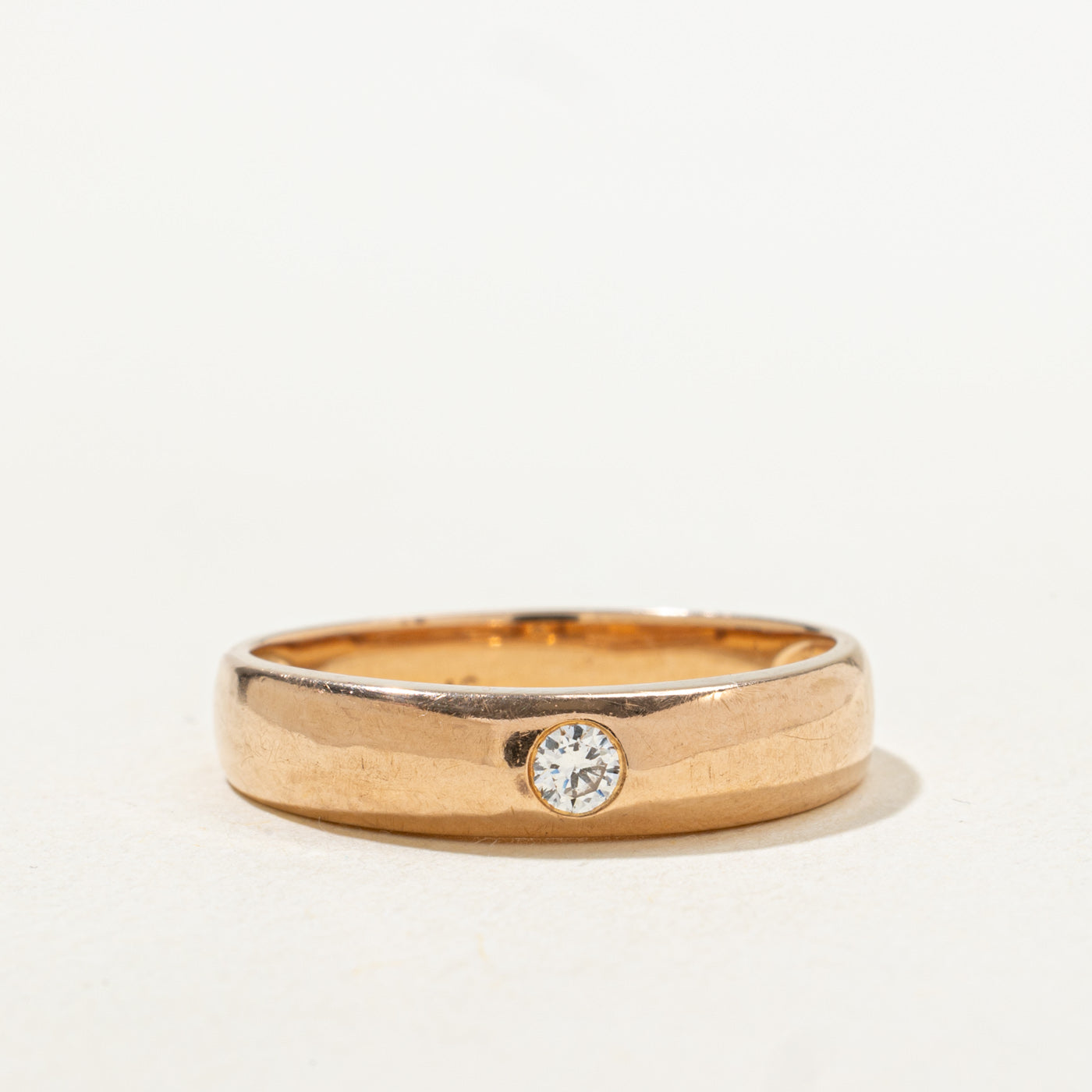 Flush Set Diamond Band | SZ 8.25 |