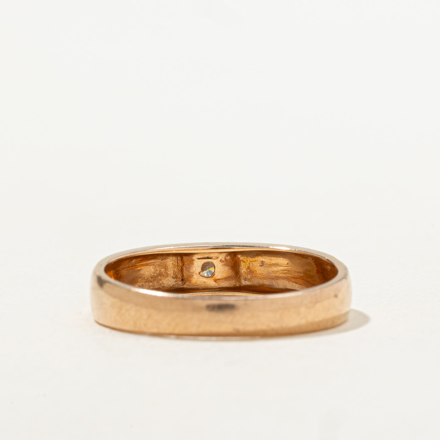 Flush Set Diamond Band | SZ 8.25 |