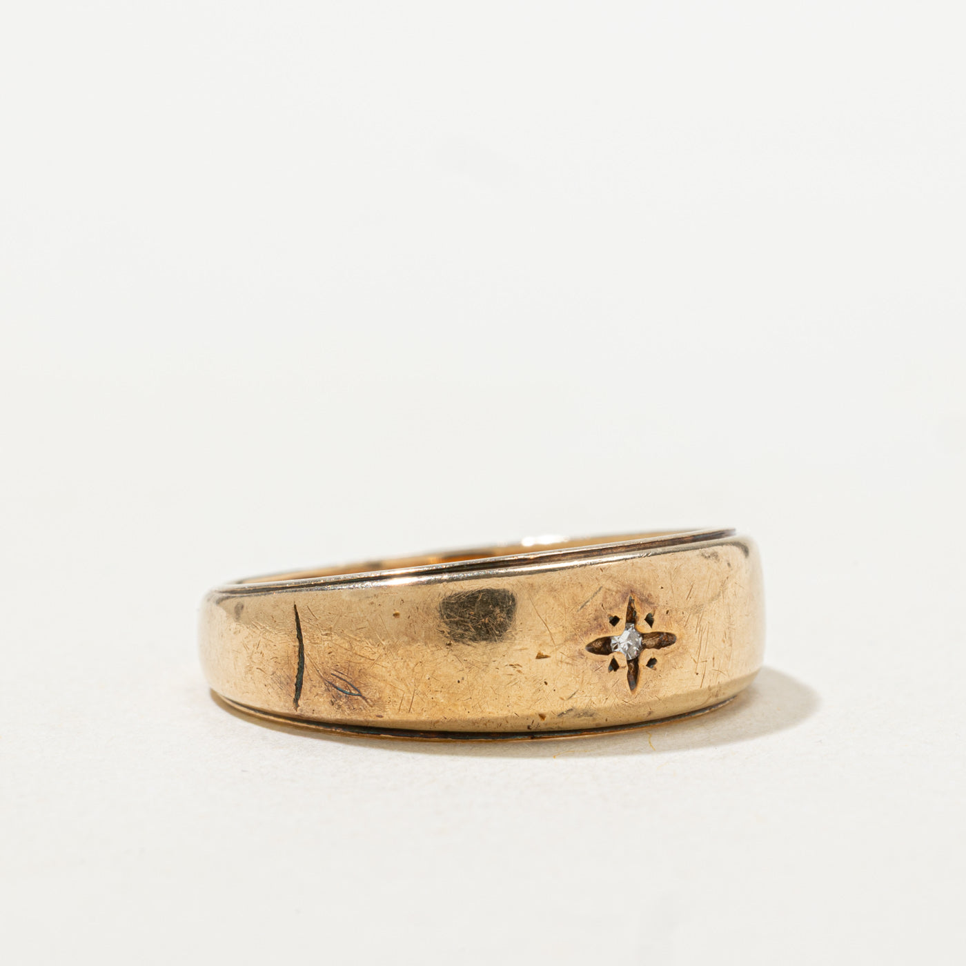 Bande de diamants sertie d’étoiles | TAILLE 9,75 |