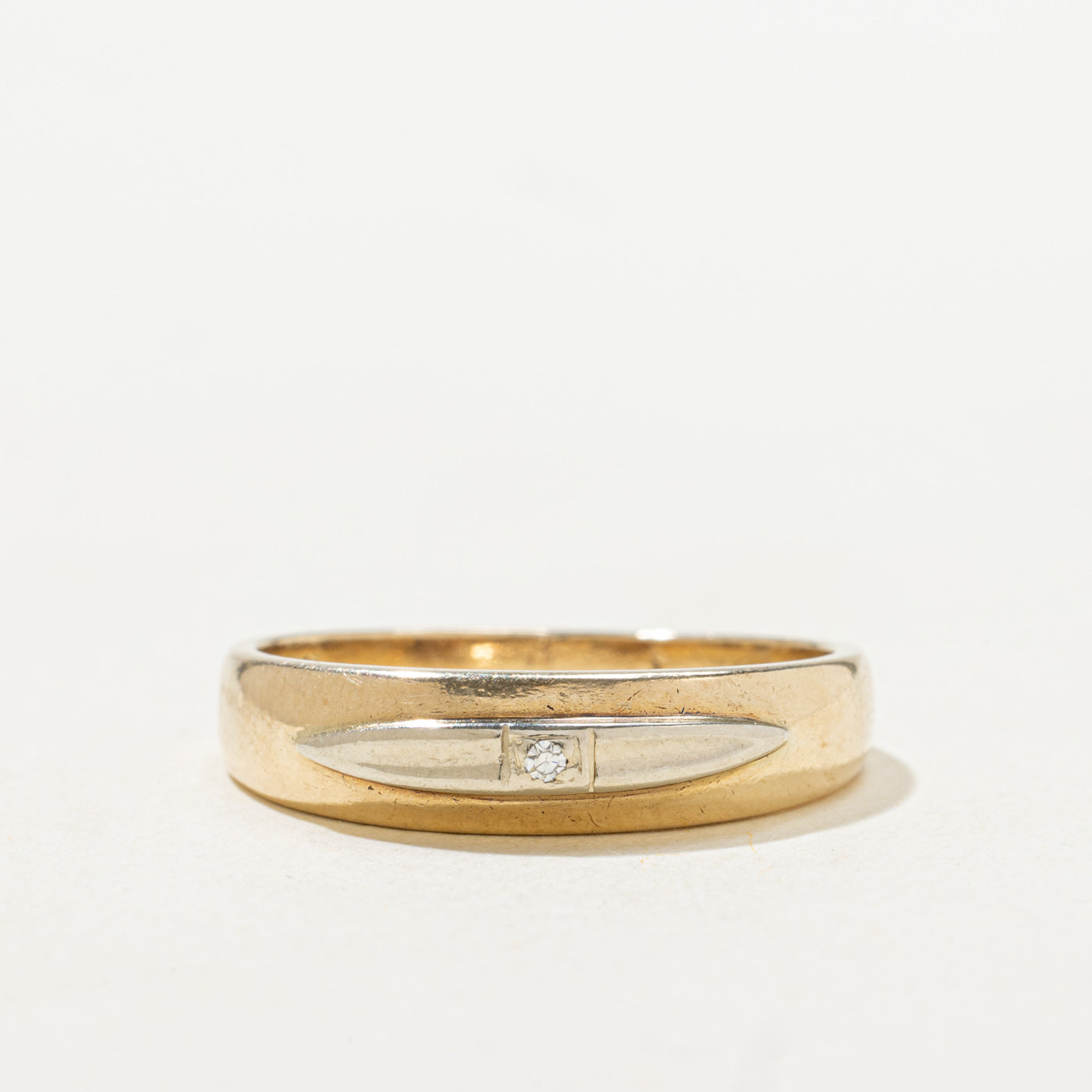 Two Tone Diamond Band | SZ 10.25 |