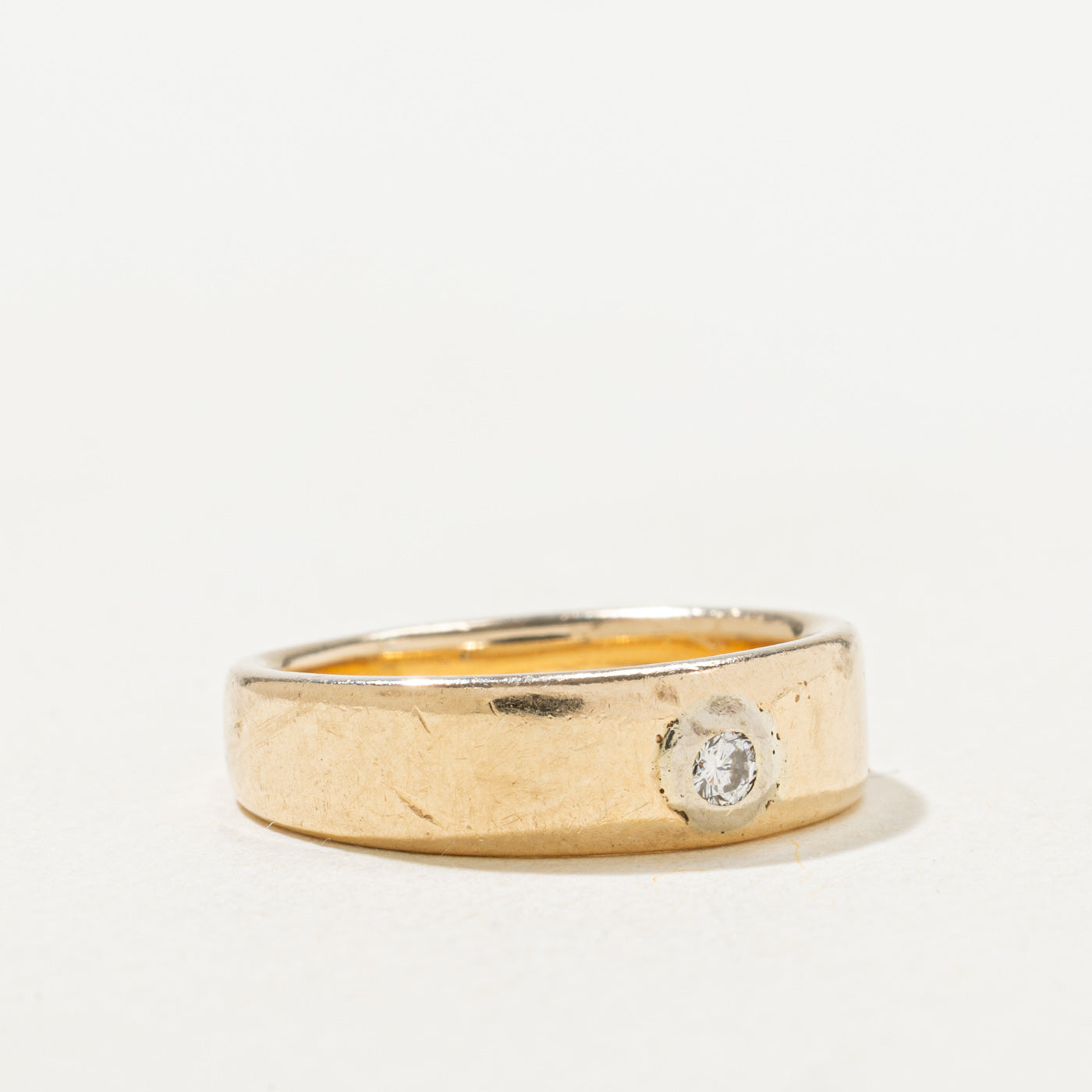 Flush Set Diamond Band | SZ 3.0 |