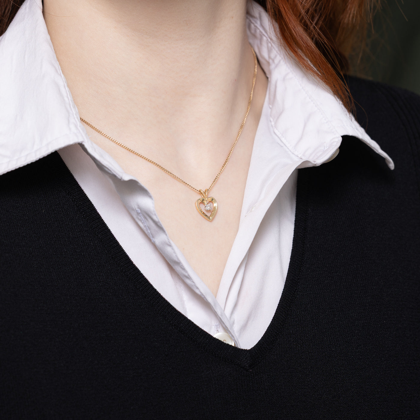 Diamond Heart Pendant