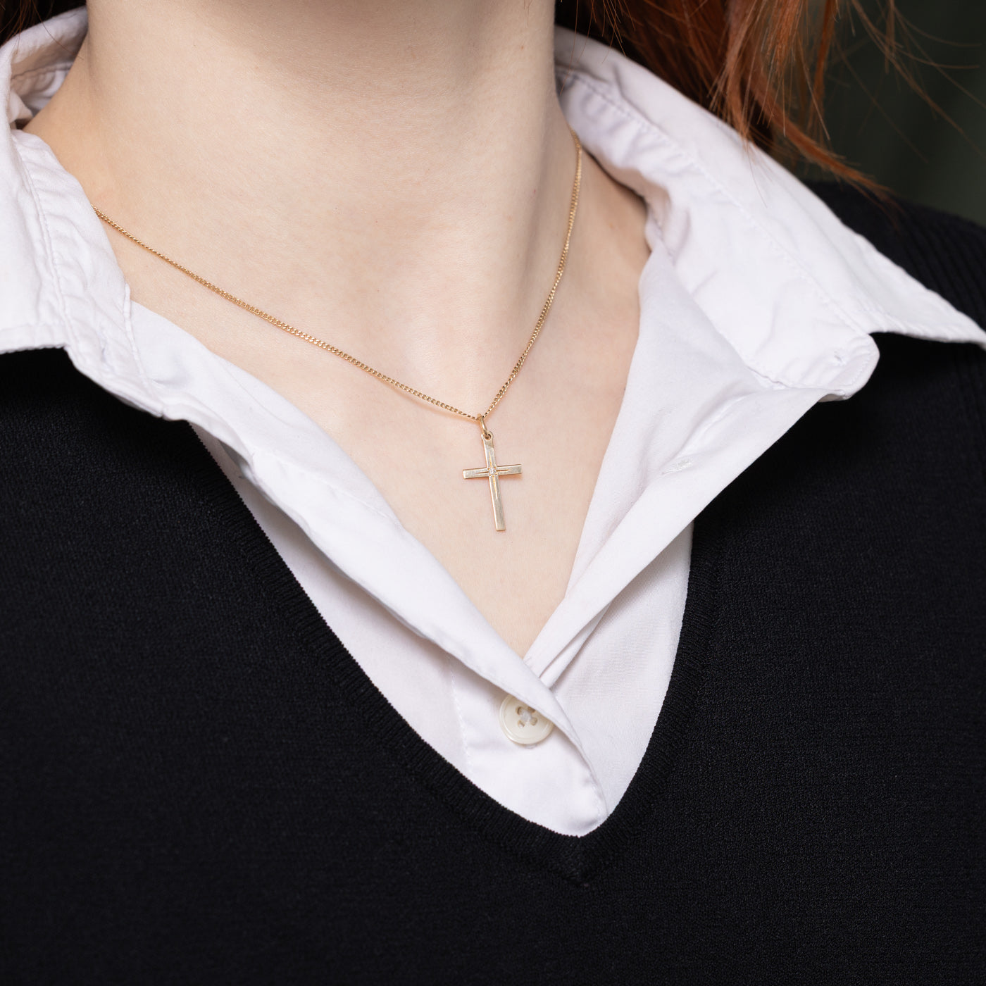 Diamond Cross Pendant