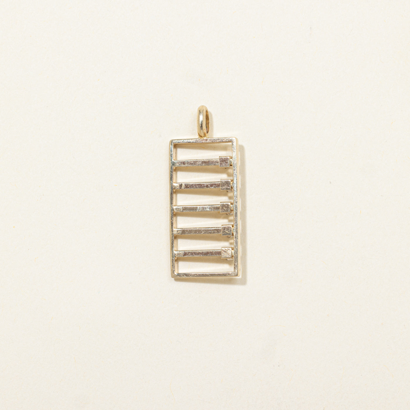 Diamond Abacus Pendant