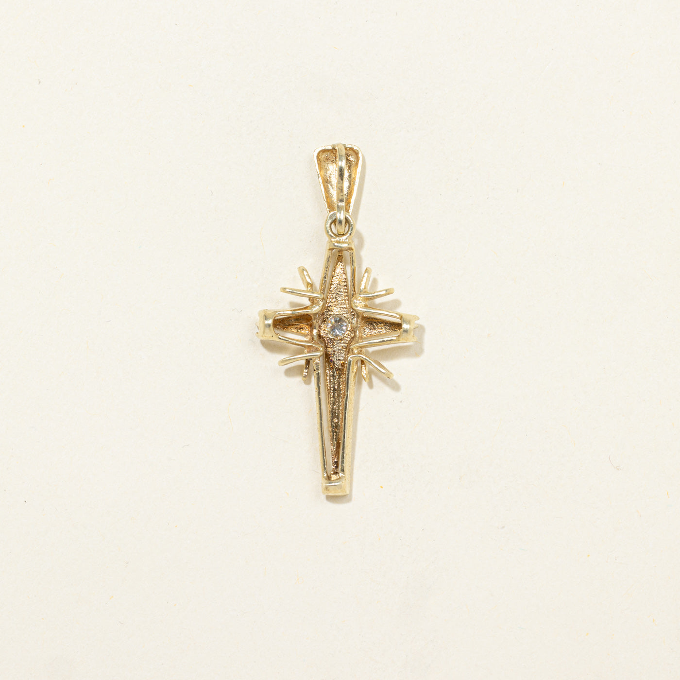 Diamond Ornate Cross Pendant