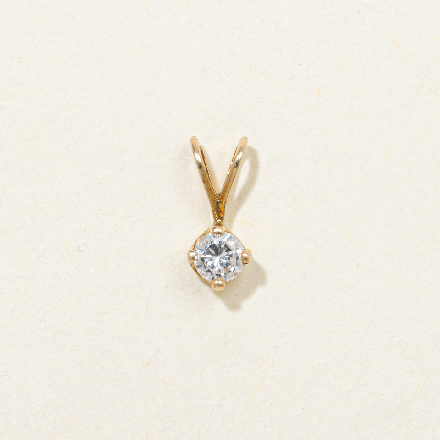 Solitaire Diamond Pendant