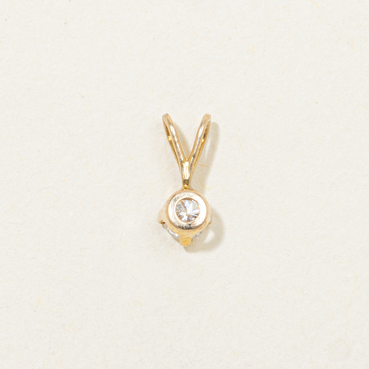 Solitaire Diamond Pendant