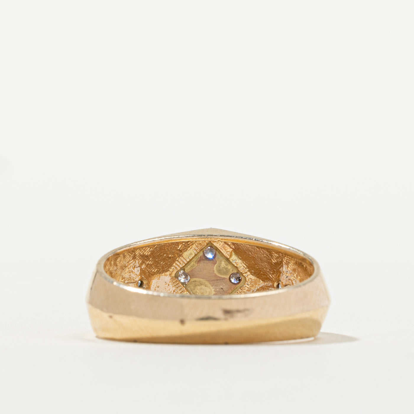 10k Diamond Geometric Cluster Band | SZ 8.5