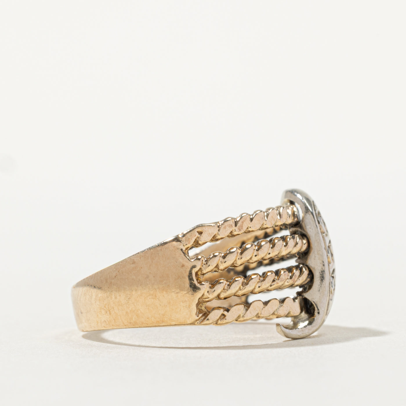 10k Diamond Rope Layered Ring | SZ 8.75